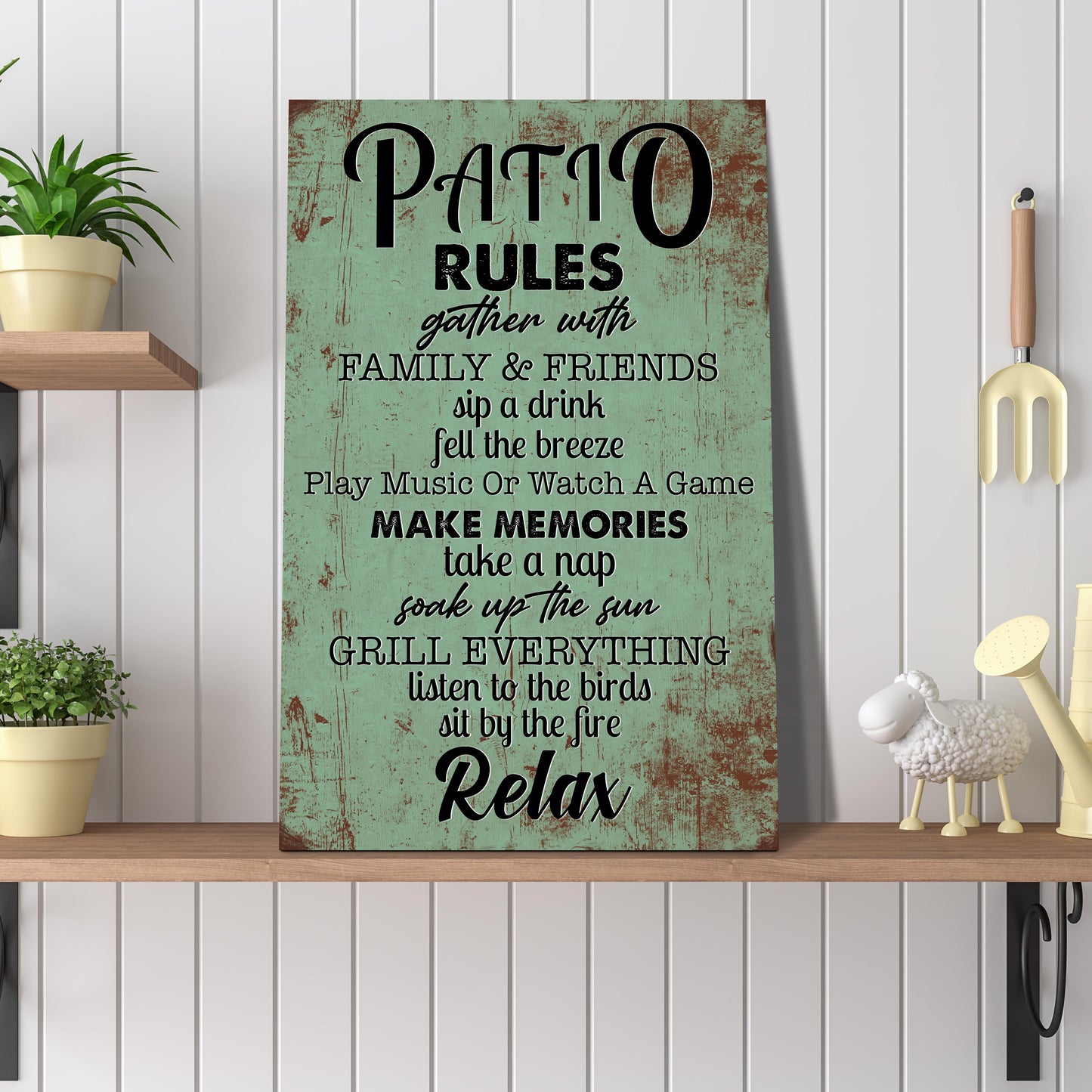 Patio Rules Sign V - Image by Tailored Canvases