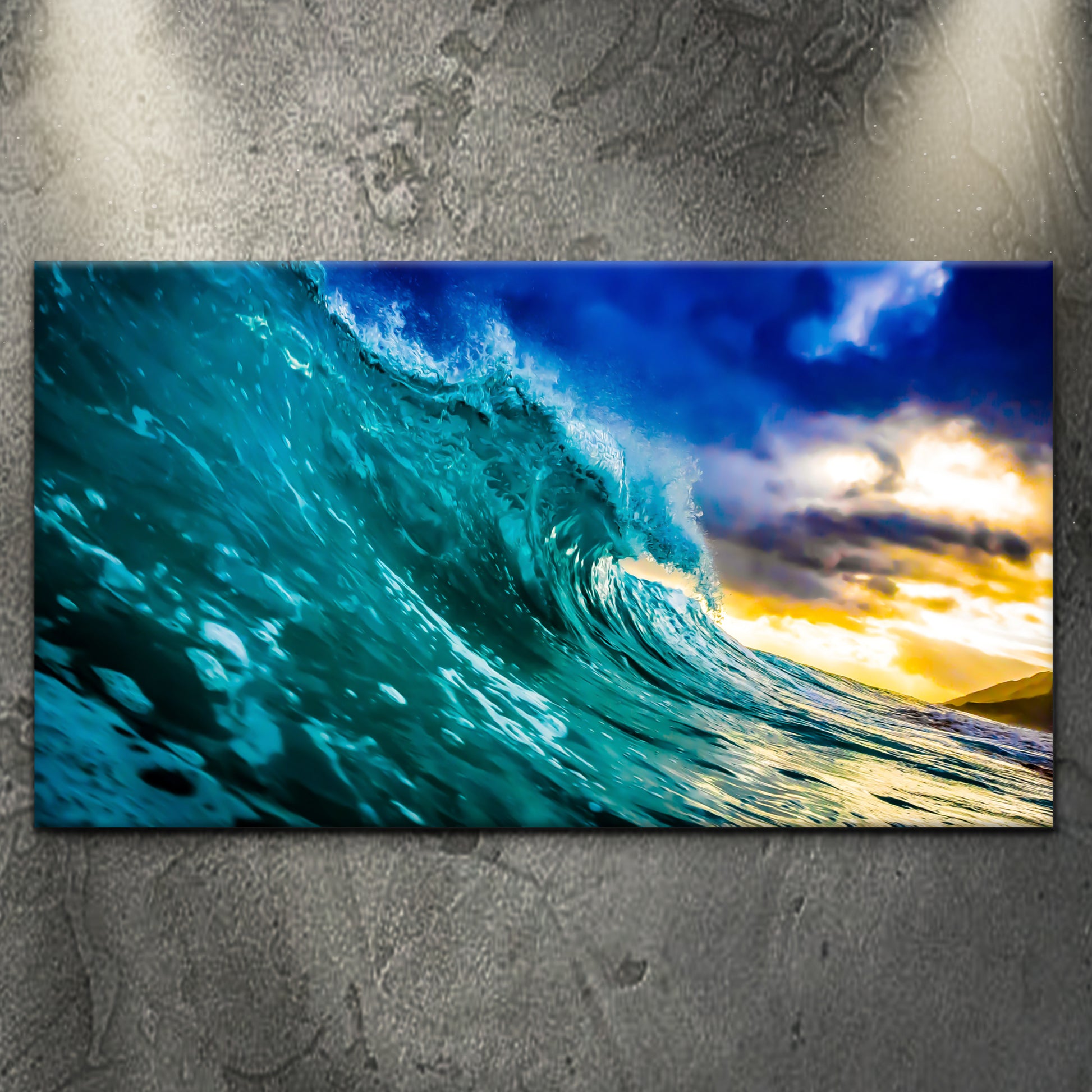 Fast Waves Canvas Wall Art - Image by Tailored Canvases