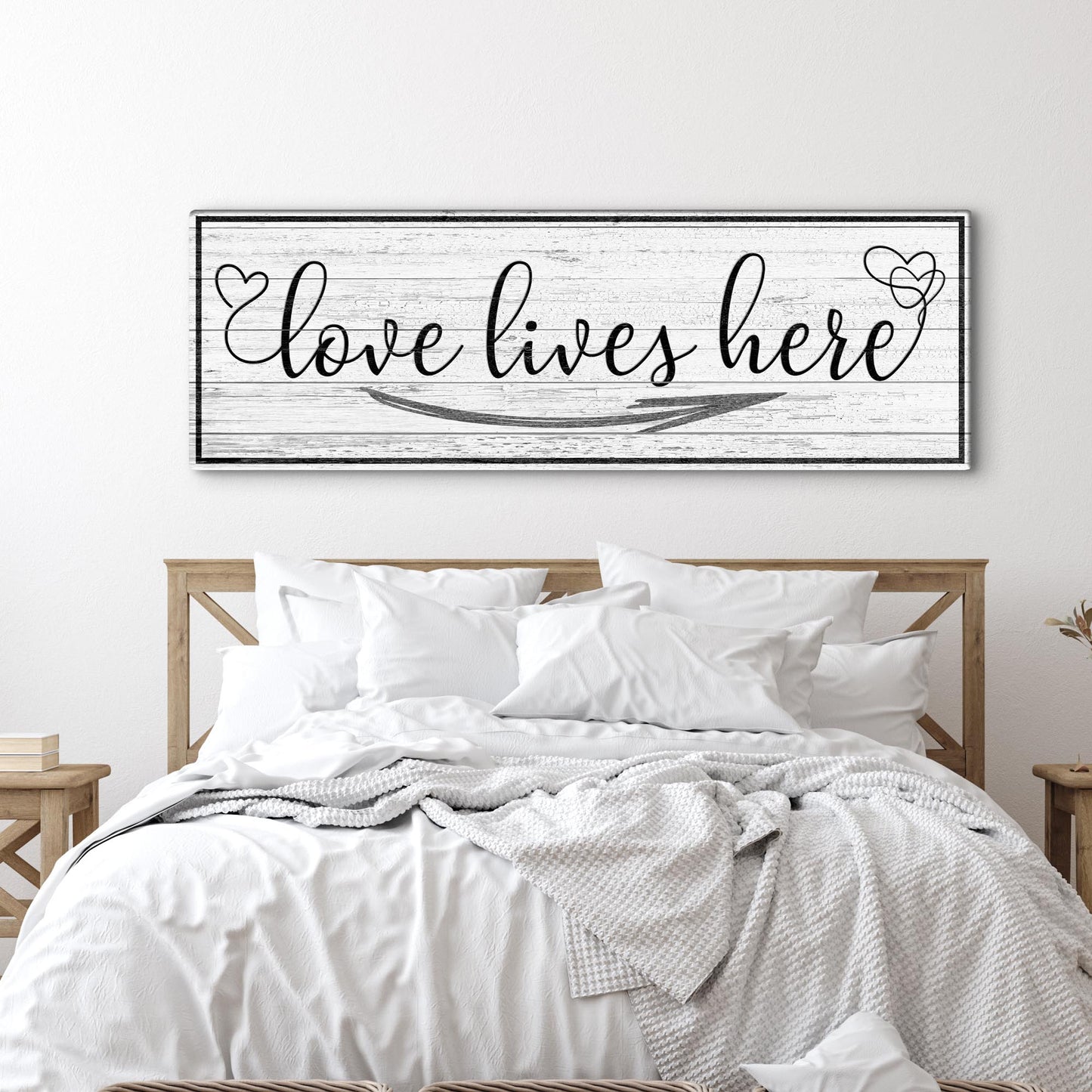 Love Lives Here Sign - Image by Tailored Canvases