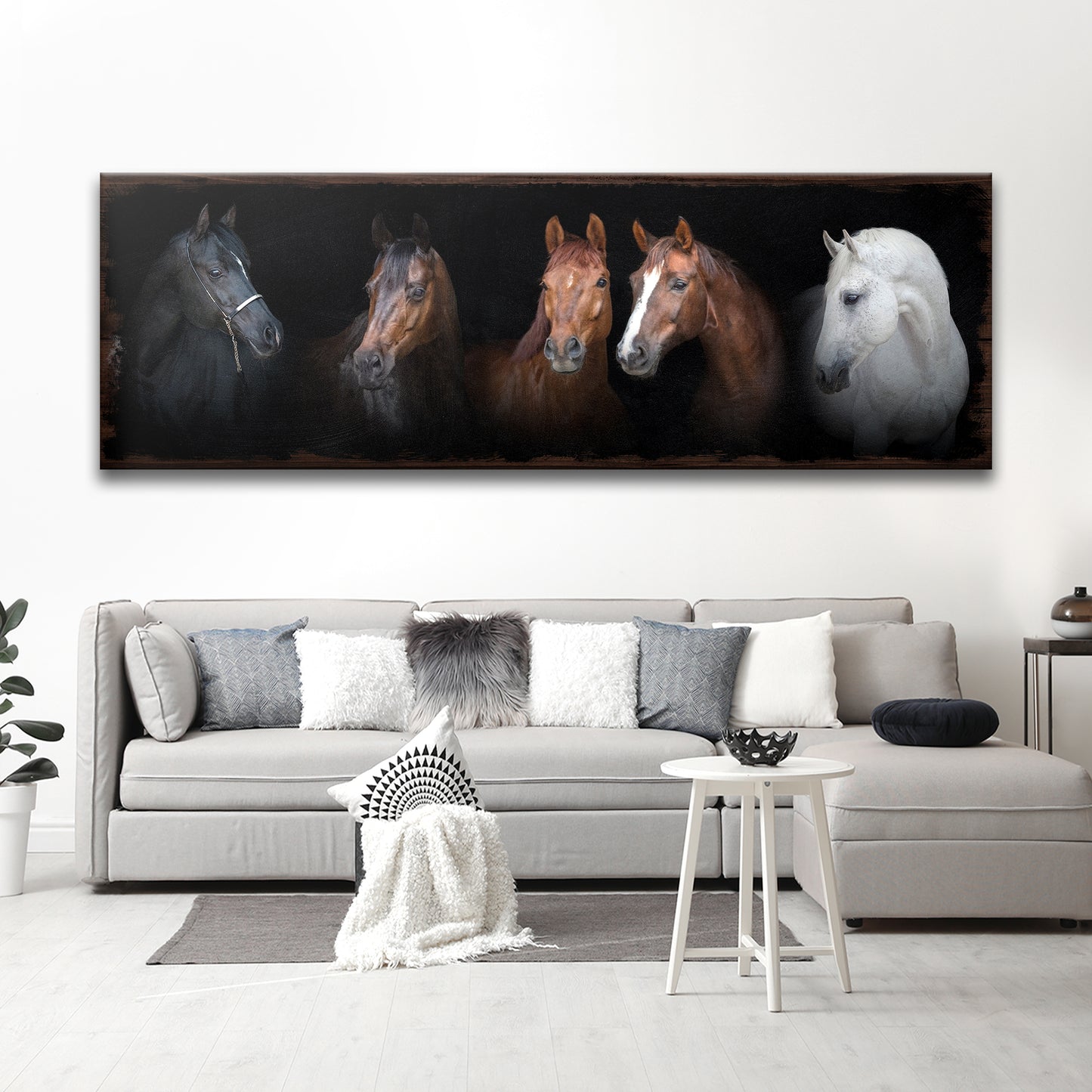 A Family of Horses - Image by Tailored Canvases