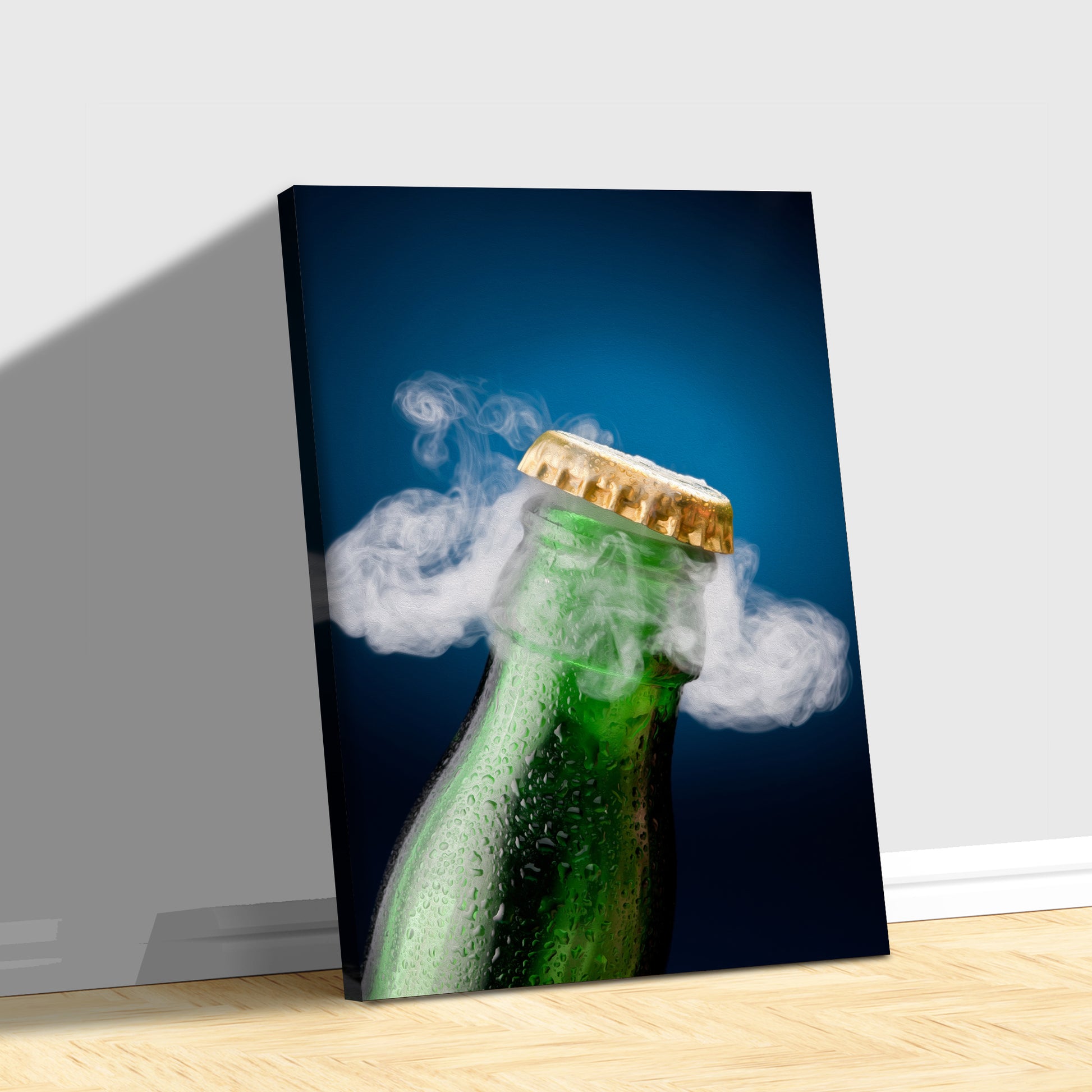 Drinks Beer Bottle Cap Canvas Wall Art Style 2 - Image by Tailored Canvases