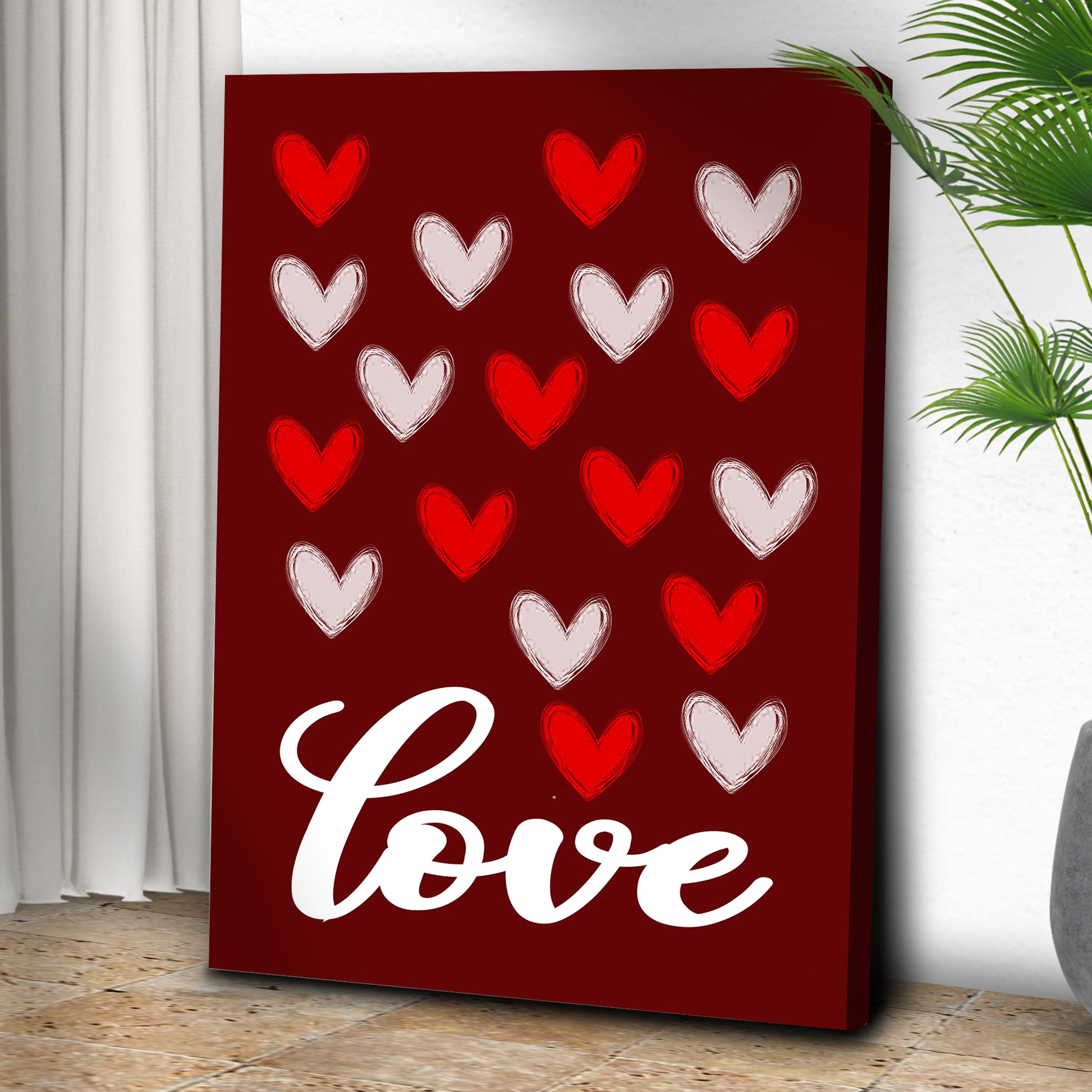 Valentine's Day Love Sign II Style 2 - Image by Tailored Canvases