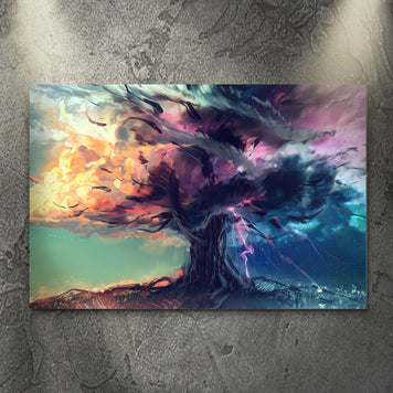 Mysterious Tree Of Life Canvas Wall Art (Free Shipping)