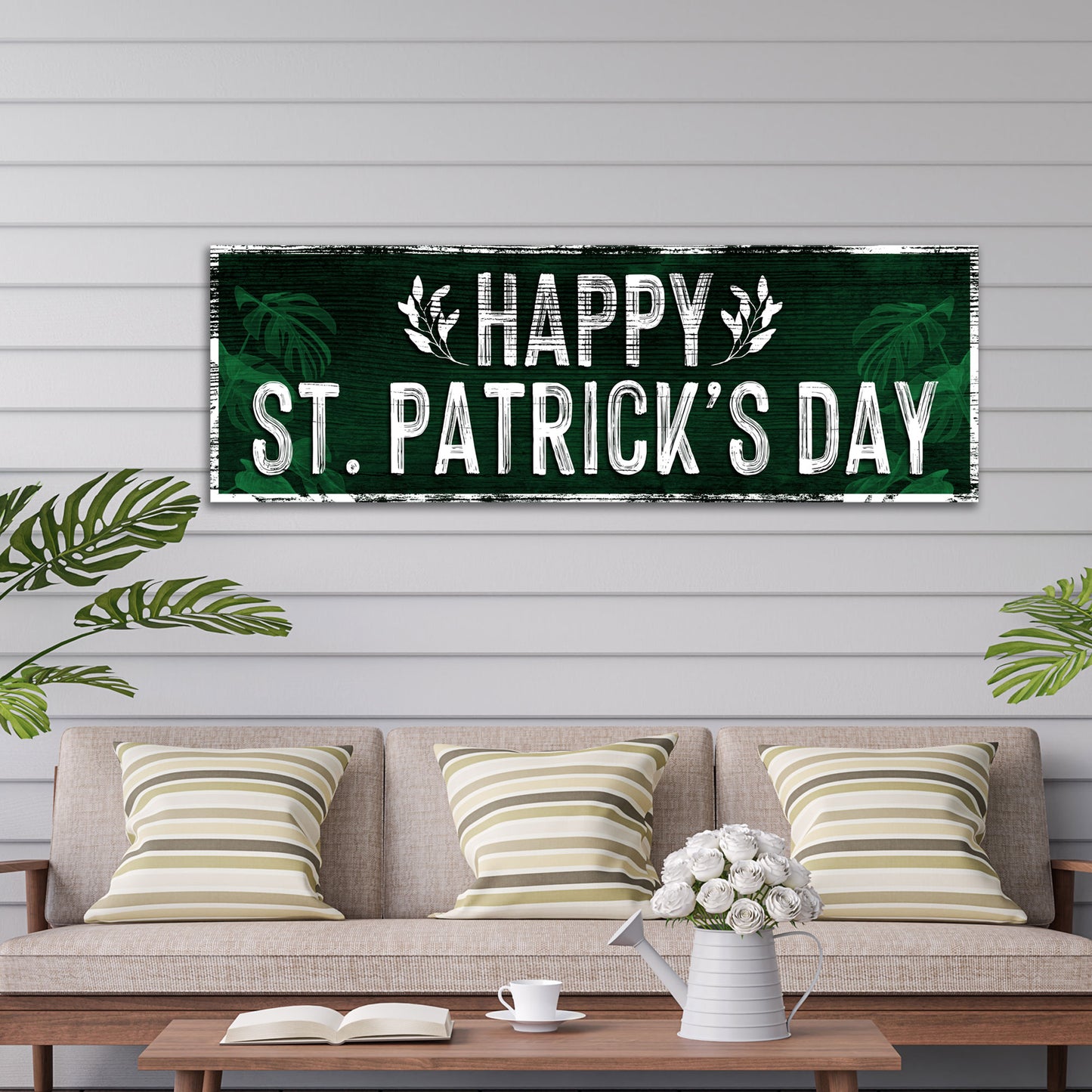 Happy St. Patrick's Day Sign III  - Image by Tailored Canvases