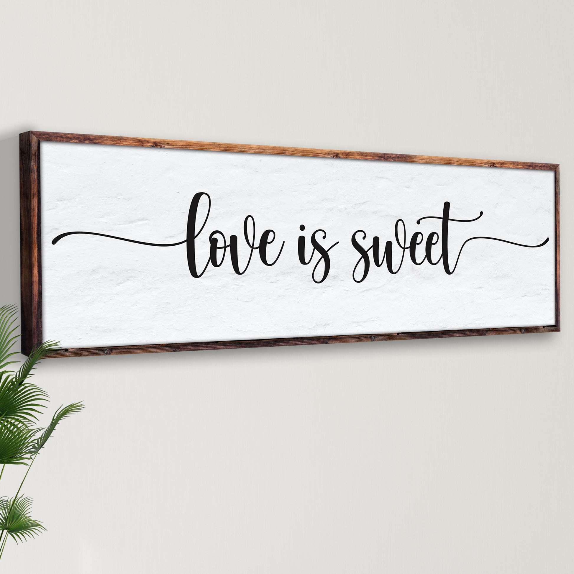 Love Is Sweet Sign Style 1 - Image by Tailored Canvases