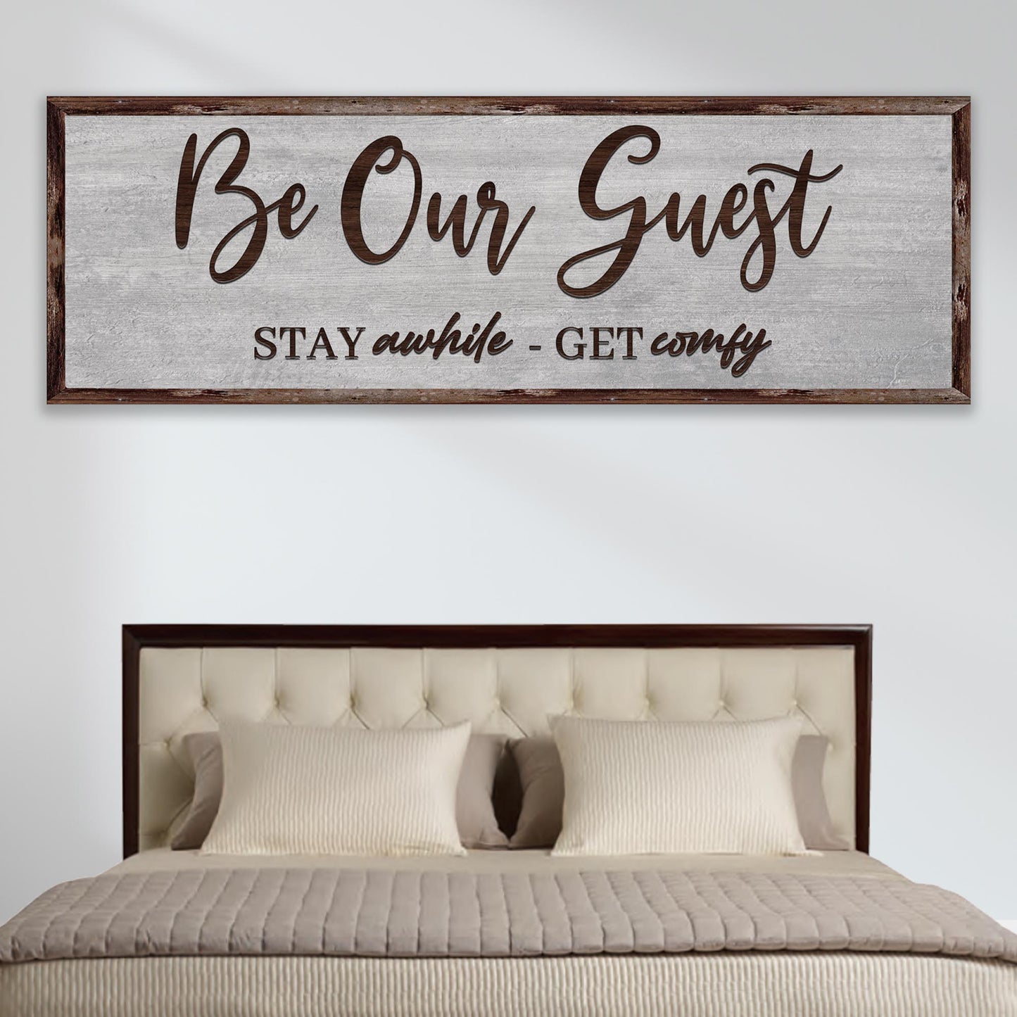 Be Our Guest Sign III - Image by Tailored Canvases
