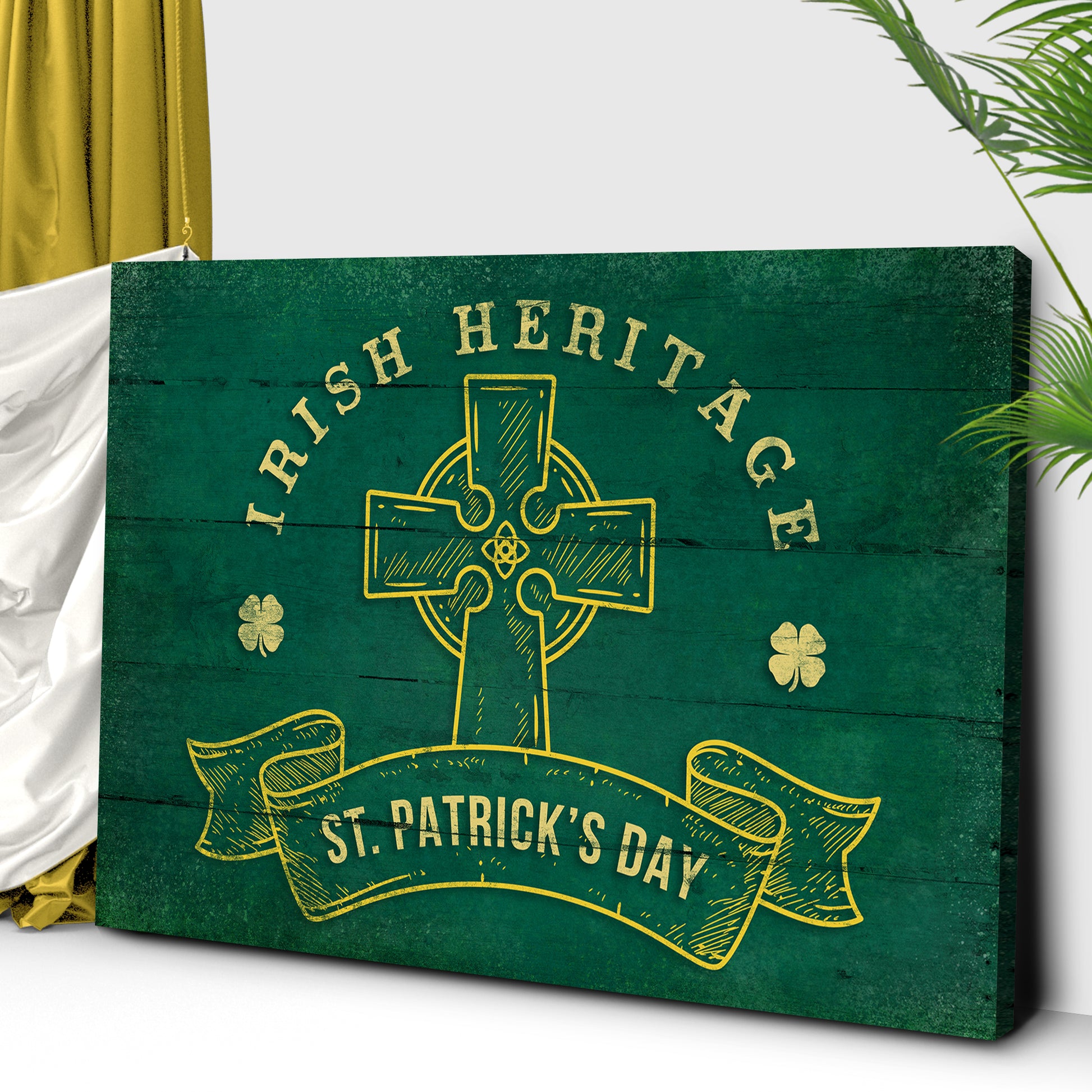 Irish Heritage Sign  Style 2 - Image by Tailored Canvases