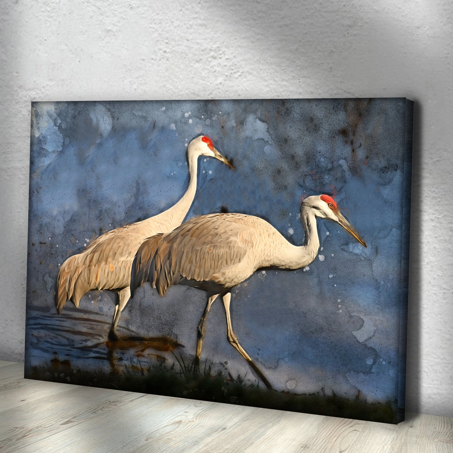 Chinese Crane Wall Art II Style 2 - Image by Tailored Canvases