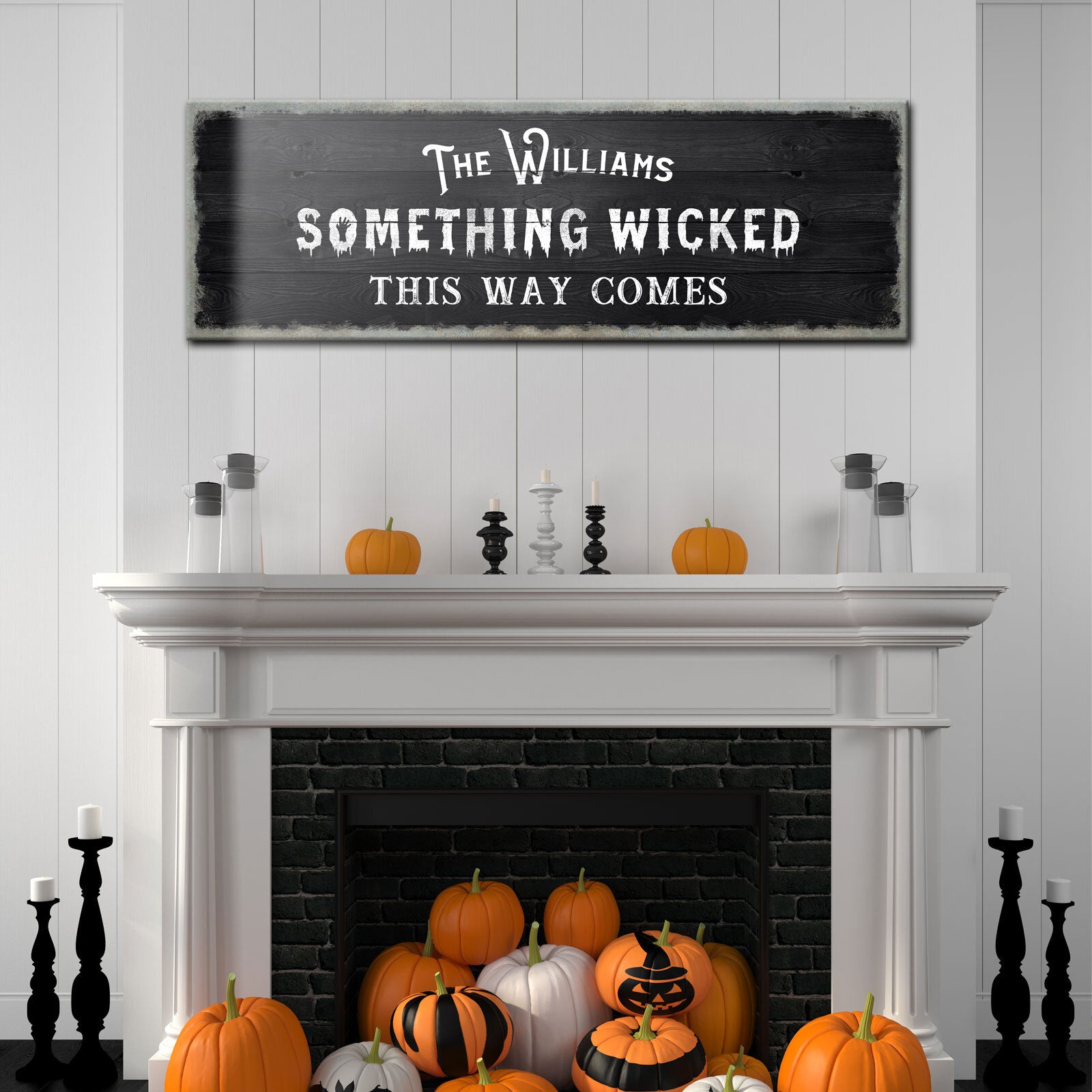 Something Wicked This Way Comes Sign - Image by Tailored Canvases