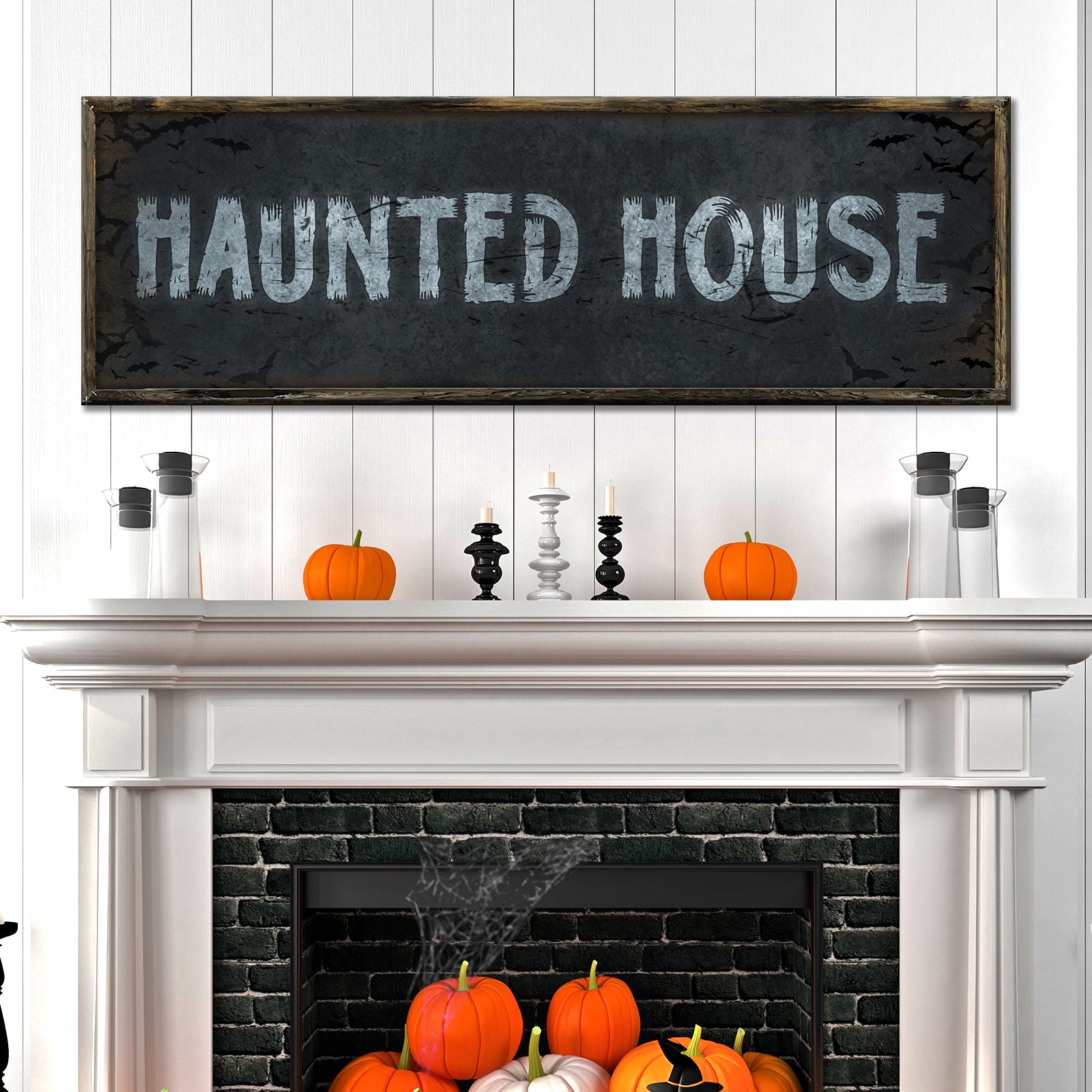 Haunted House Sign - Image by Tailored Canvases