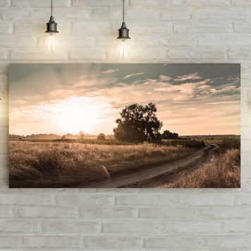 Olive Tree At Dusk Canvas Wall Art (Free Shipping)