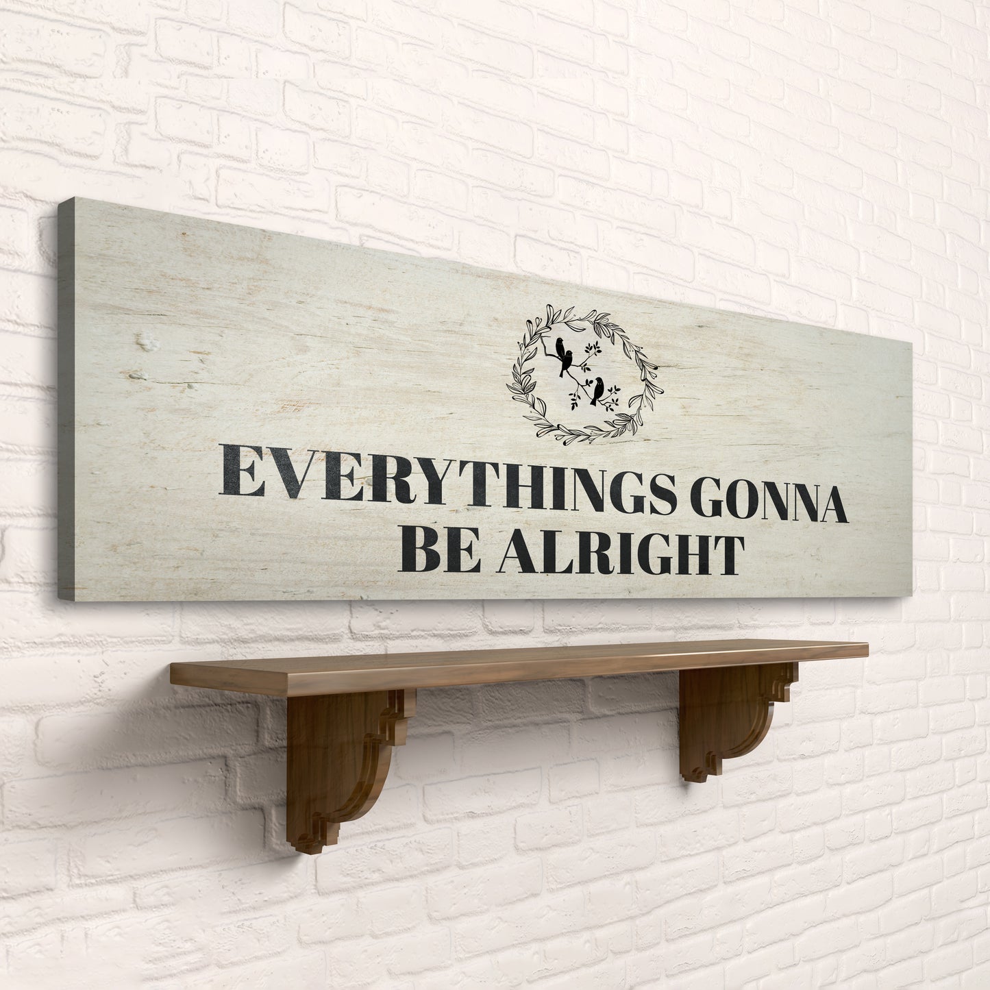 Everythings Gonna Be Alright Sign II Style 2 - Image by Tailored Canvases