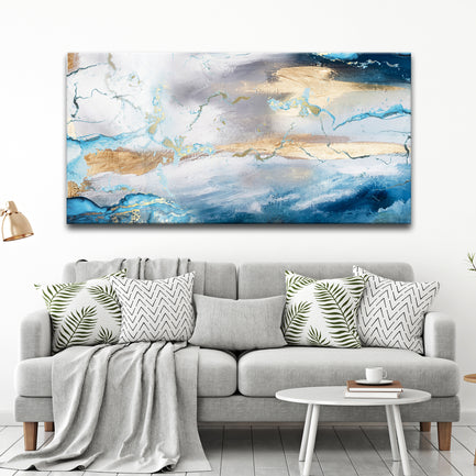 Gold Leaf Painting Canvas Wall Art - Image by Tailored Canvases