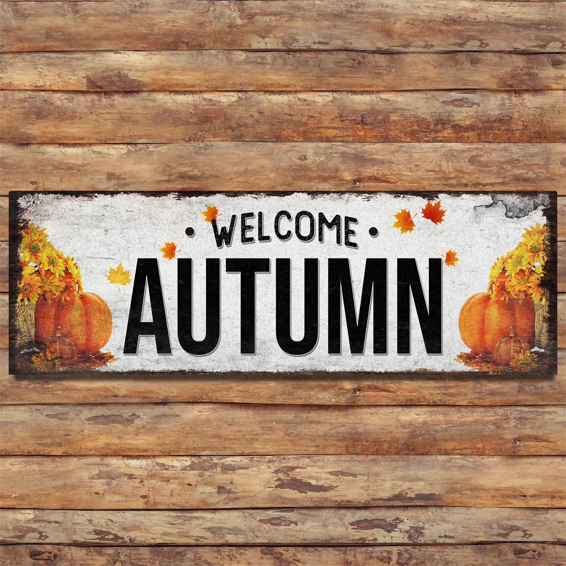Welcome Autumn Sign II - Image by Tailored Canvases