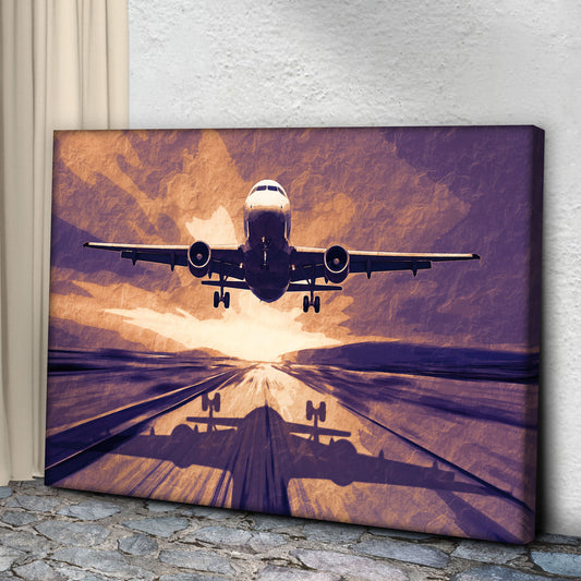 Vintage Airplane Canvas Wall Art Style 2 - Image by Tailored Canvases