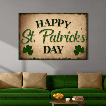 St. Patrick Day Sign, Saint Patrick's Day Kitchen Decor, Shamrock Sign, St Patricks Day Wall Decor, Irish Wall Decor, Entryway Decor