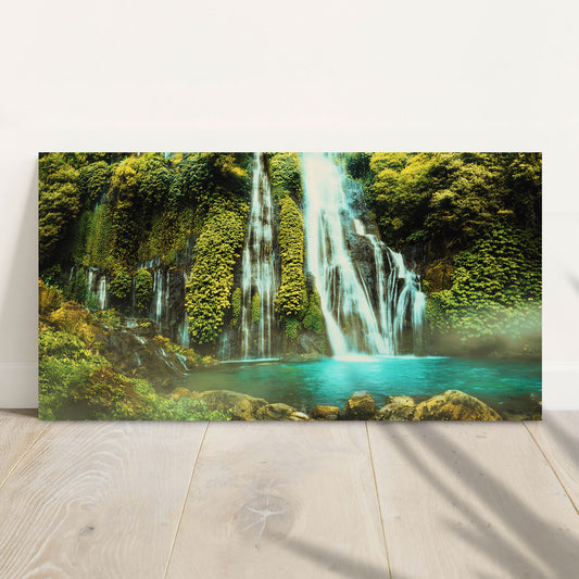Jungle Waterfalls Canvas Wall Art - Image by Tailored Canvases