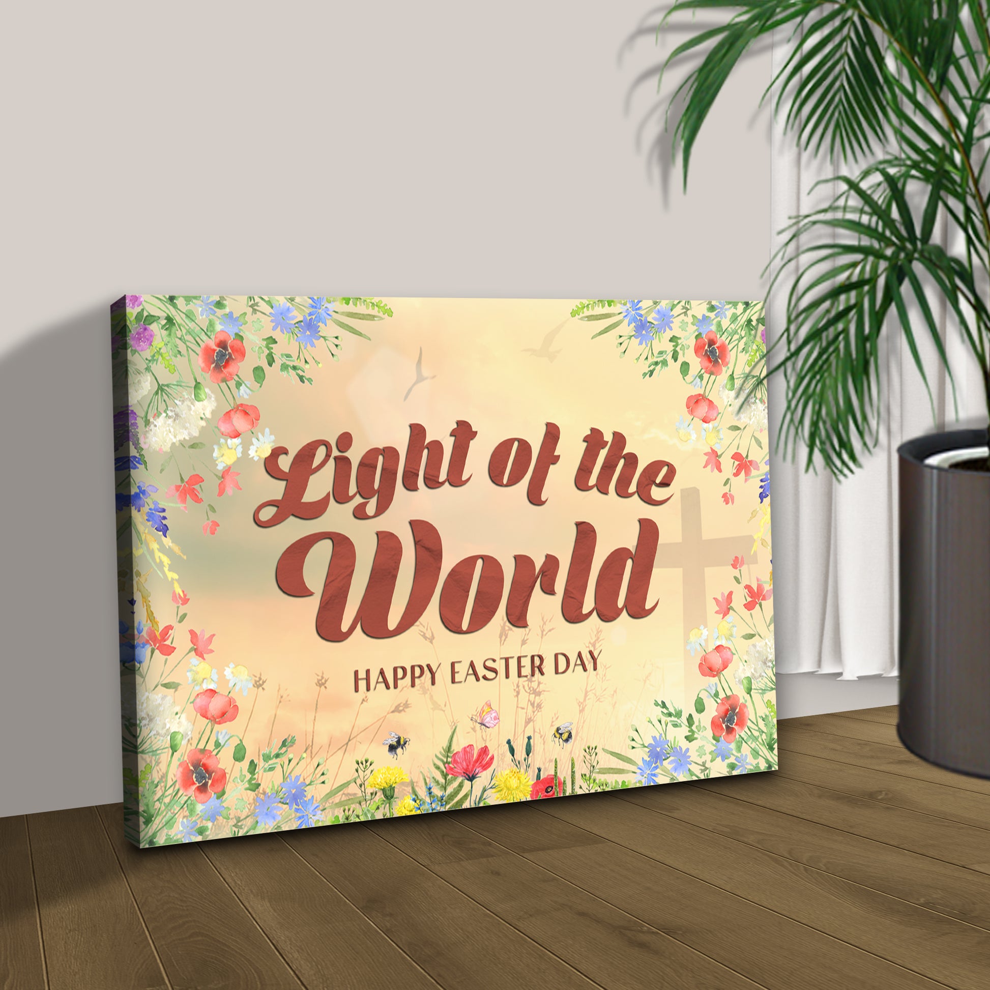 Easter Light Of The World Sign Style 2 - Image by Tailored Canvases
