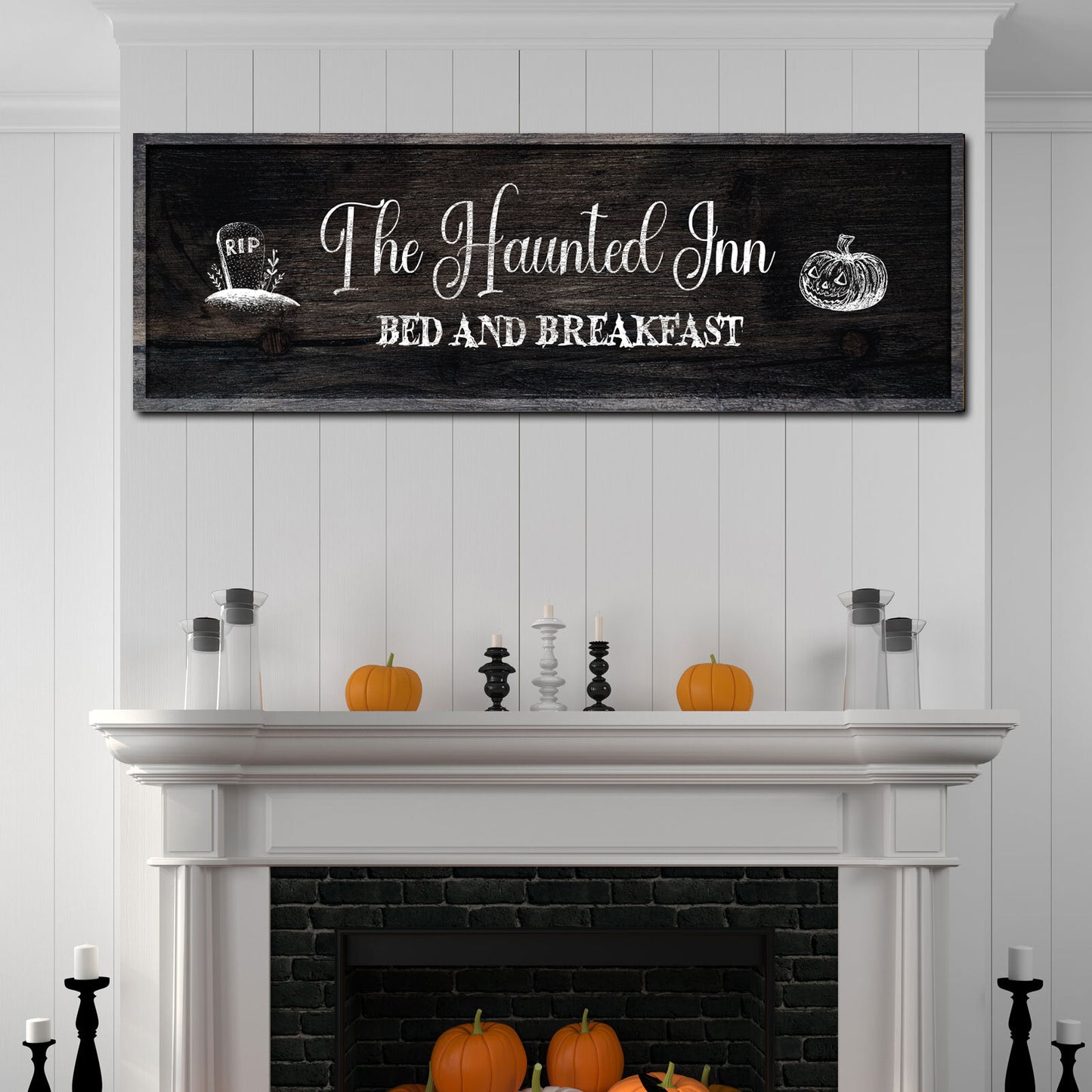 The Haunted Inn Sign Style 1 - Image by Tailored Canvases