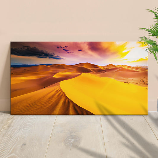 Great Sand Dunes At Sunset Canvas Wall Art - Image by Tailored Canvases