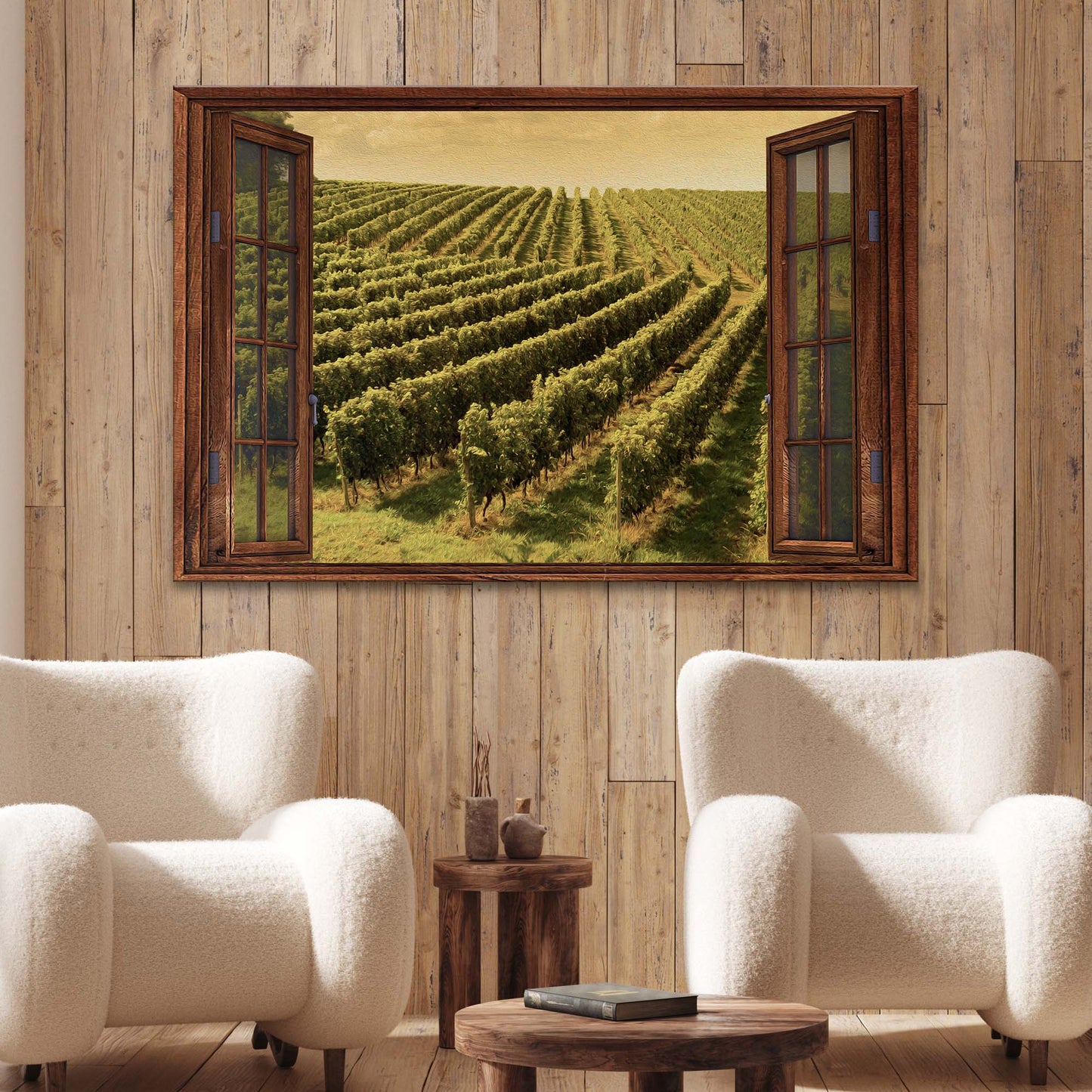 Vineyard Window II - Image by Tailored Canvases