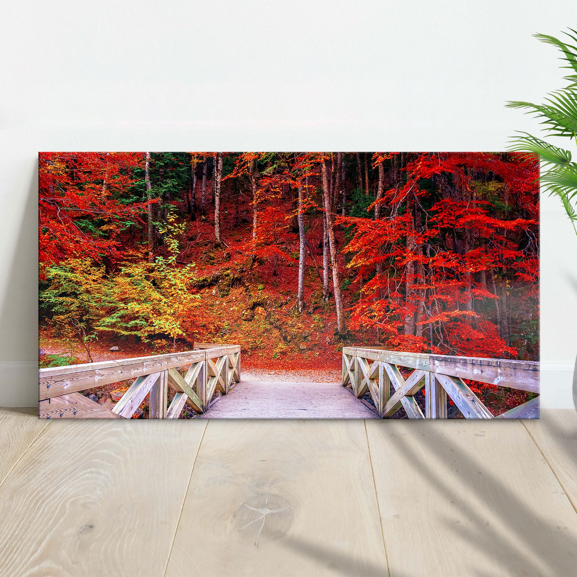 Walk Through Autumn Canvas Wall Art  - Image by Tailored Canvases