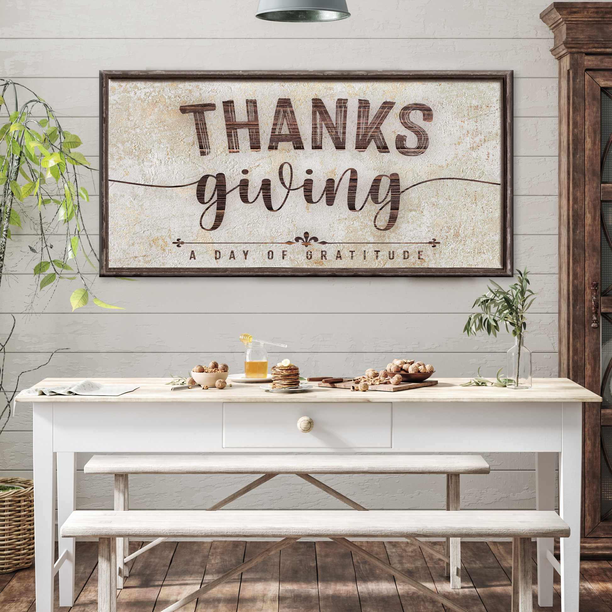 A Day Of Gratitude Sign - Image by Tailored Canvases