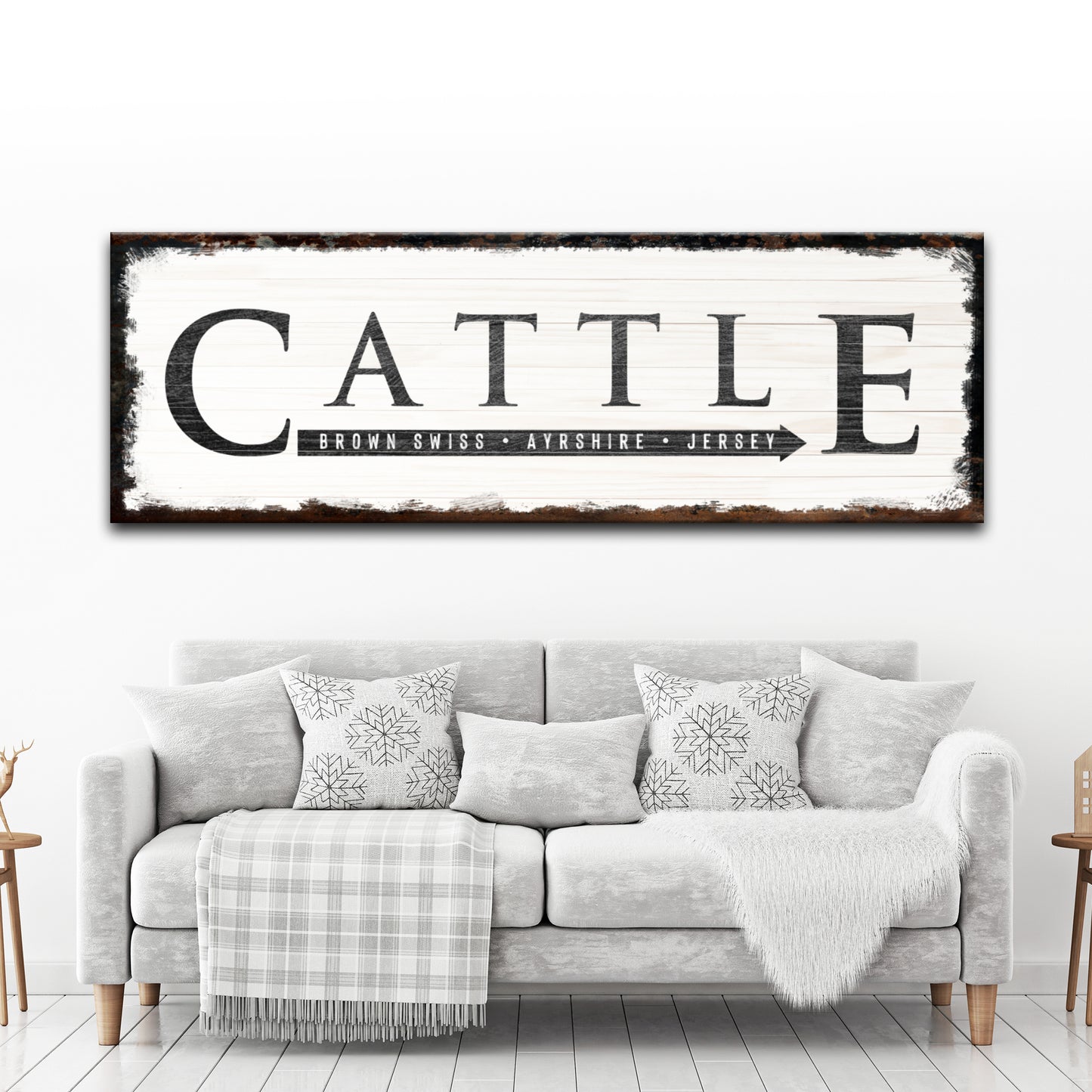 Cattle Arrow Sign - Image by Tailored Canvases