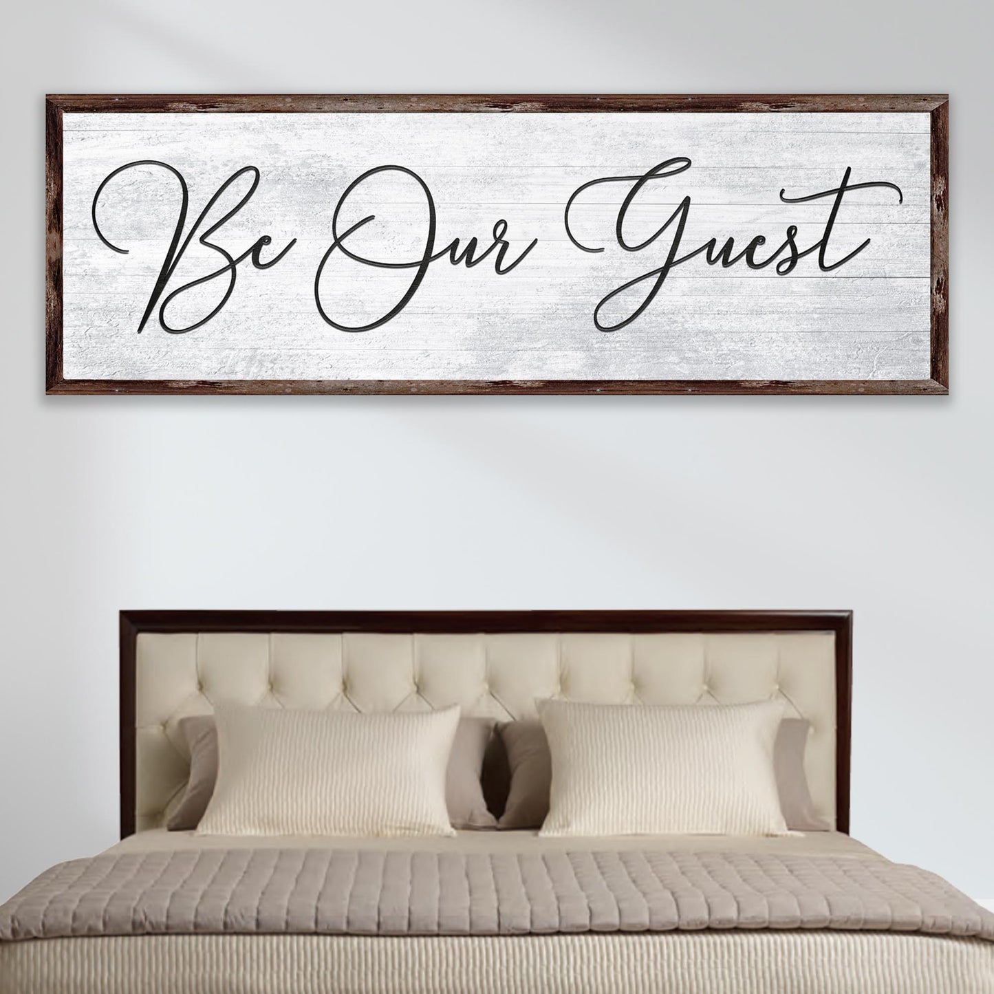 Be Our Guest Sign IV - Image by Tailored Canvases