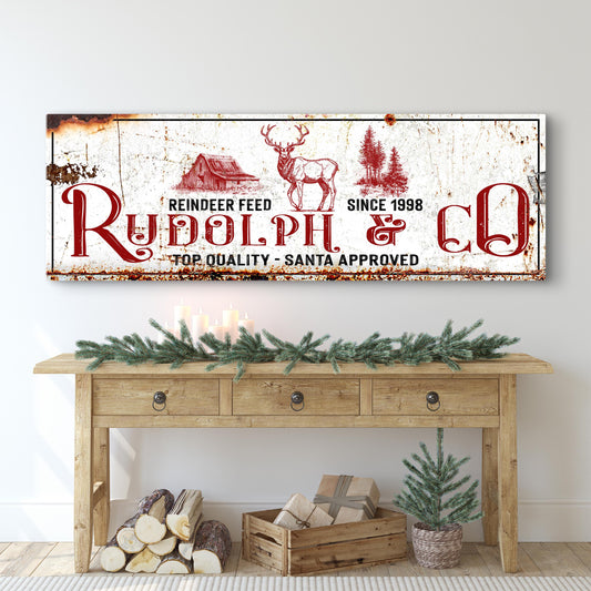 Rudolph and Co Sign - Image by Tailored Canvases
