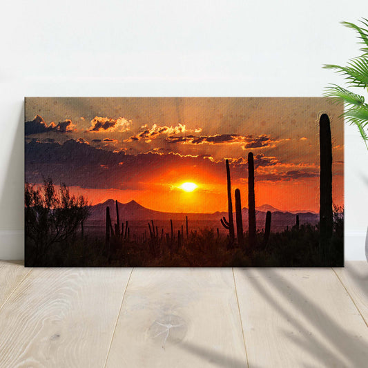 Arizona Sunset Canvas Wall Art - Image by Tailored Canvases