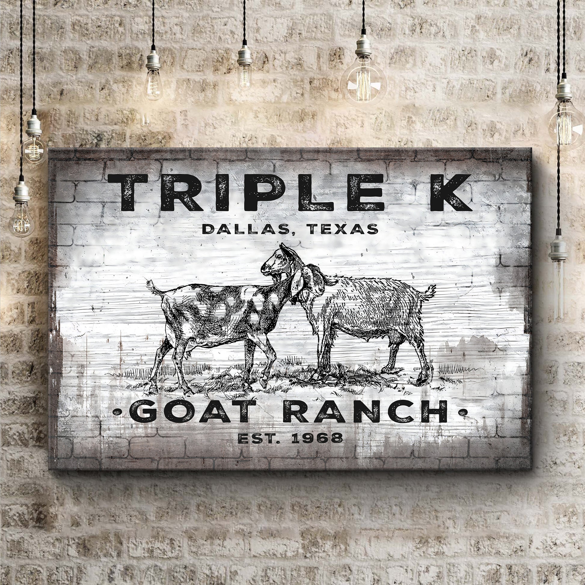 Goat Ranch Sign - Image by Tailored Canvases