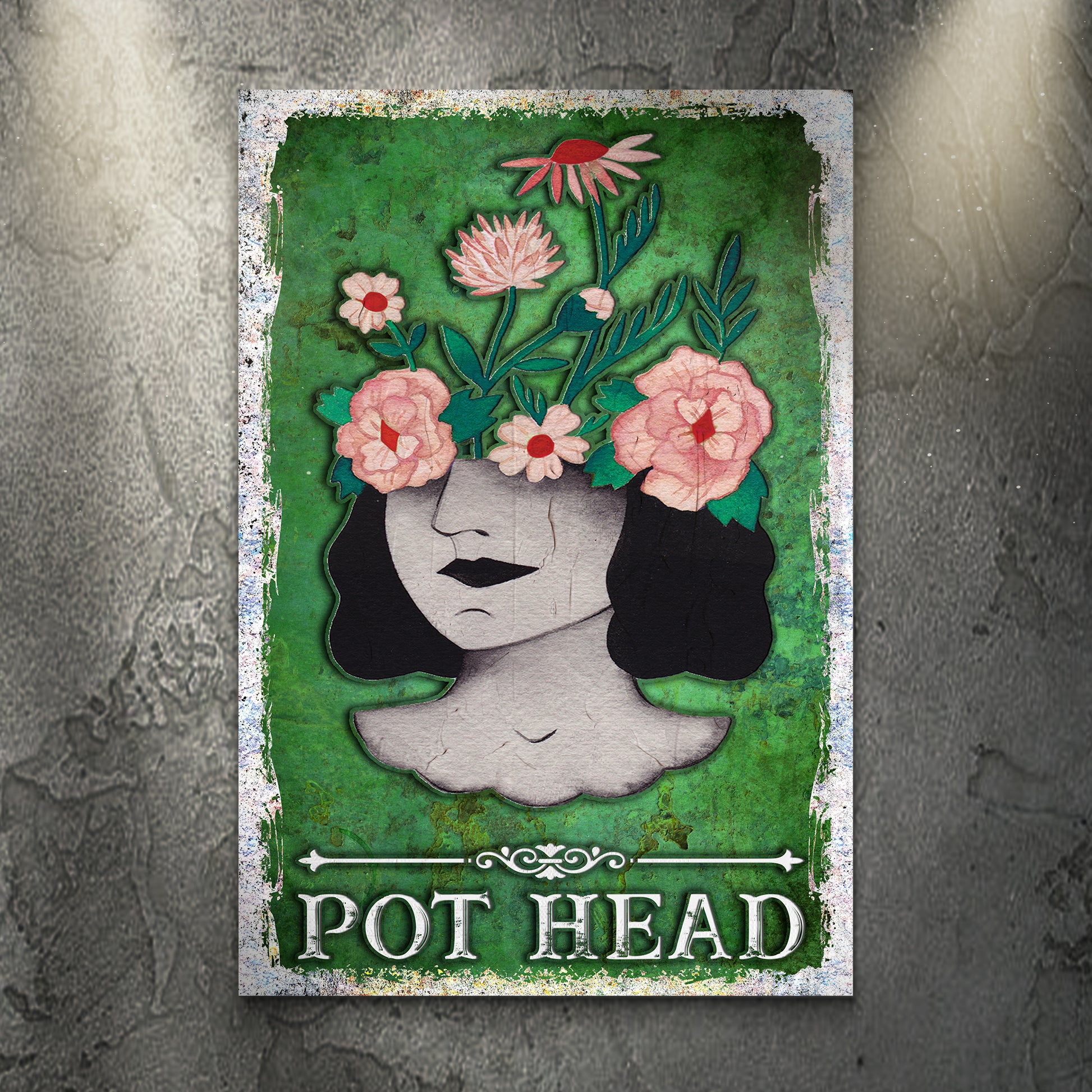 Pot Head Garden Sign - Image by Tailored Canvases