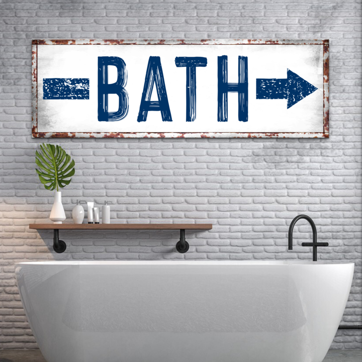 Bath Arrow Sign - Image by Tailored Canvases