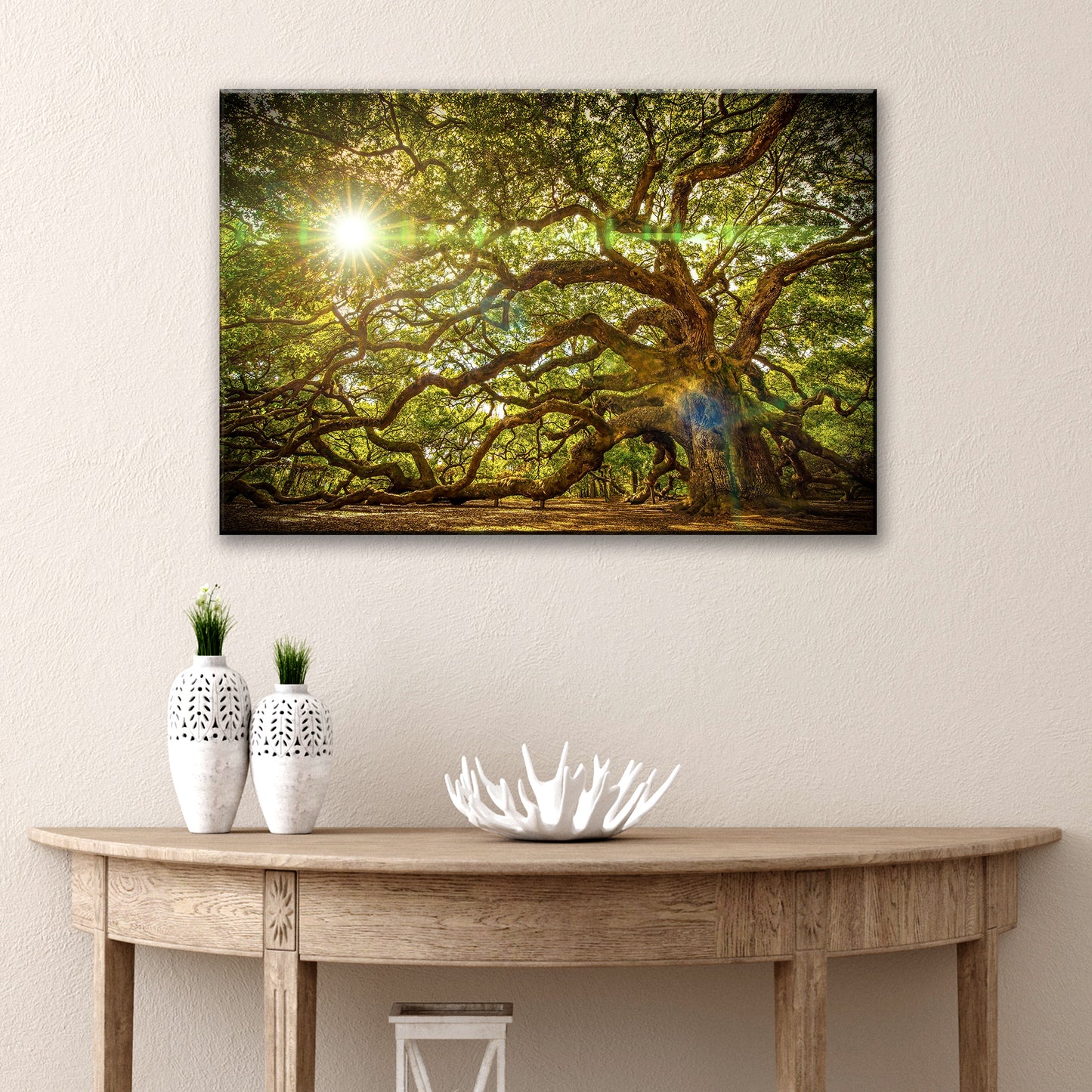 Angel Oak Tree Canvas Wall Art - Image by Tailored Canvases