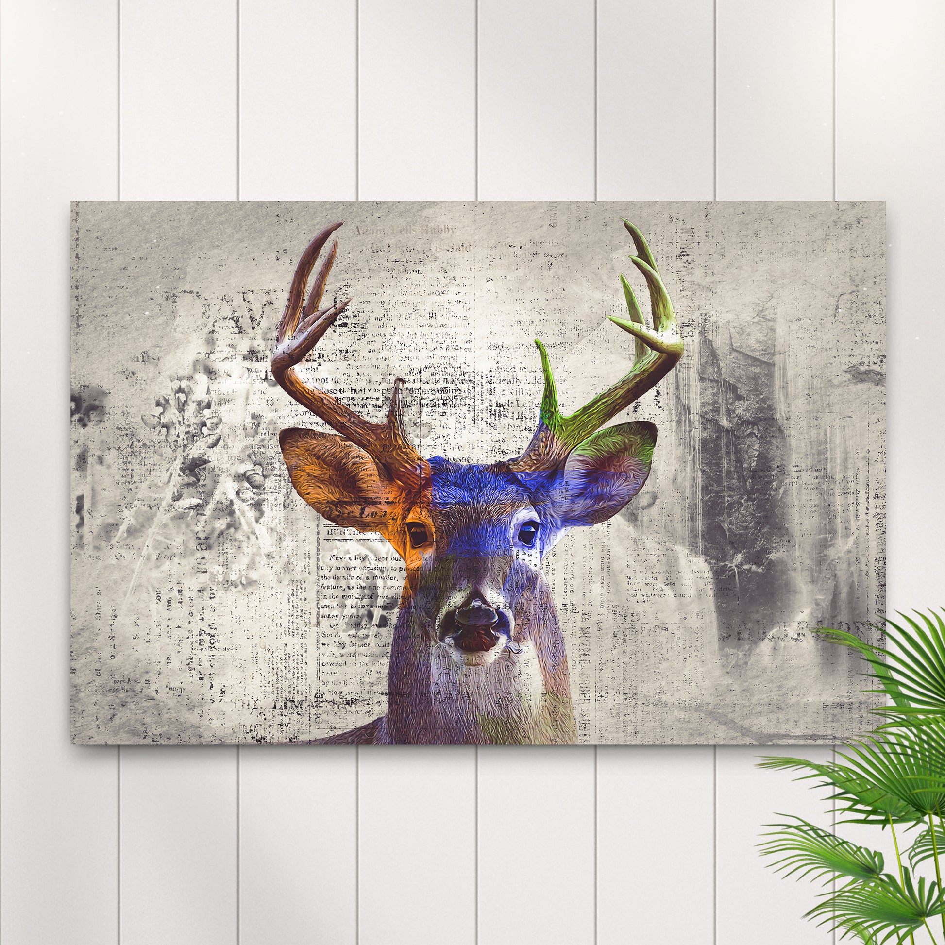 Stunning Deer Canvas Wall Art - Image by Tailored Canvases