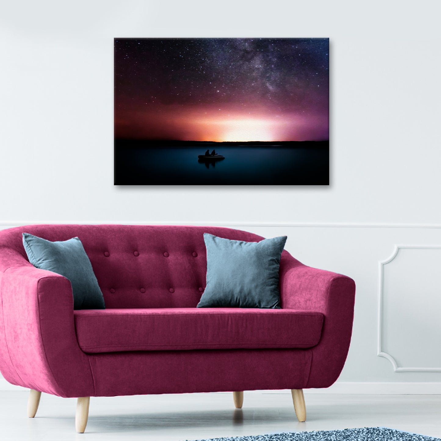 Supernova Seascape Canvas Wall Art  - Image by Tailored Canvases