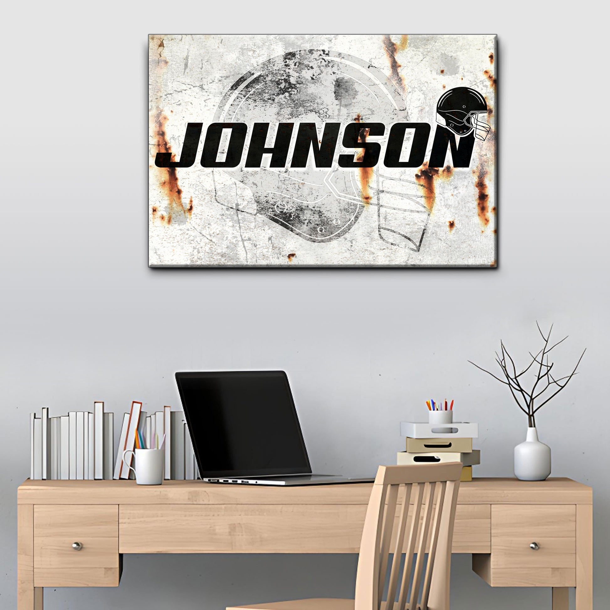 Football Sign VI | Customizable Canvas  - Image by Tailored Canvases