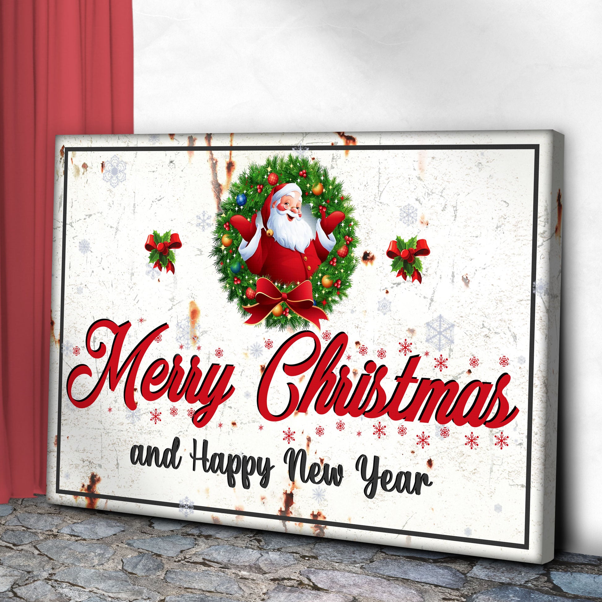 Merry Christmas Sign VI Style 2 - Image by Tailored Canvases
