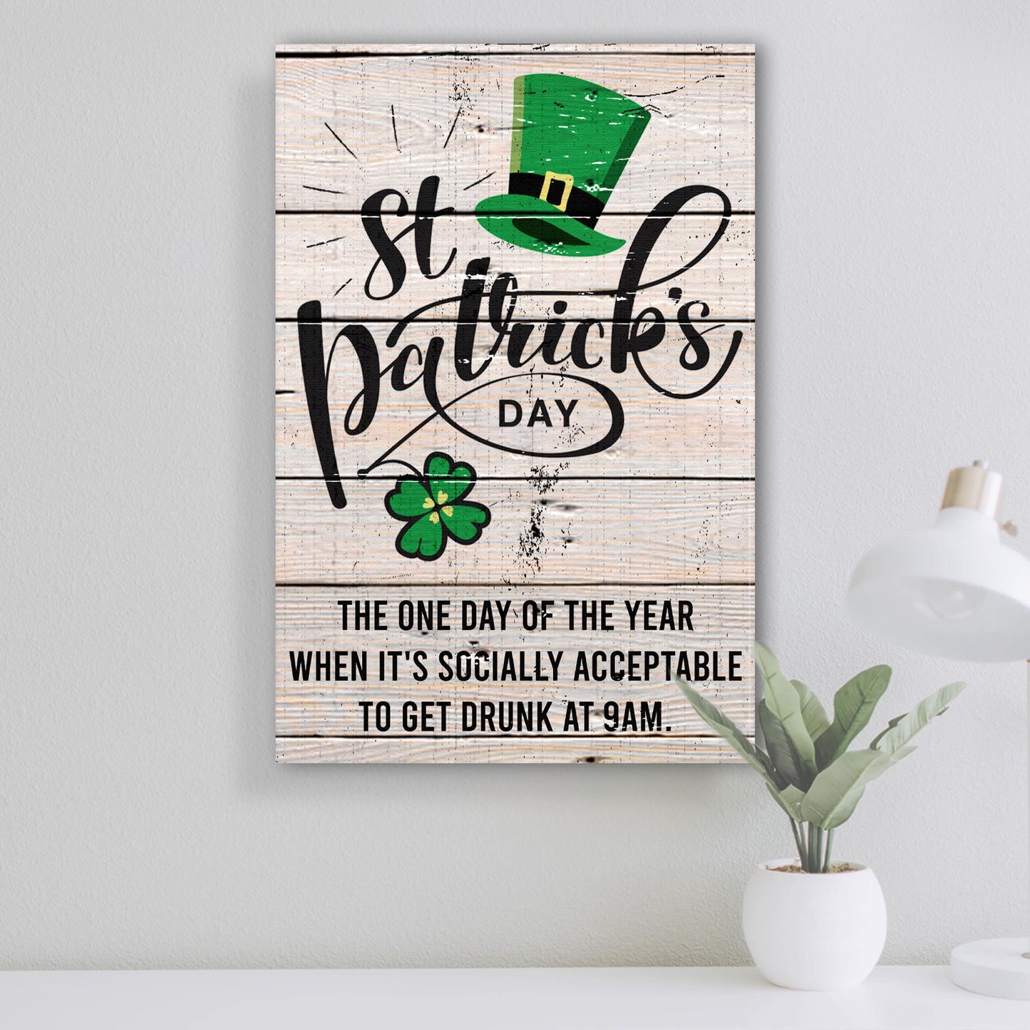 St. Patrick's Day Sign IV  - Image by Tailored Canvases