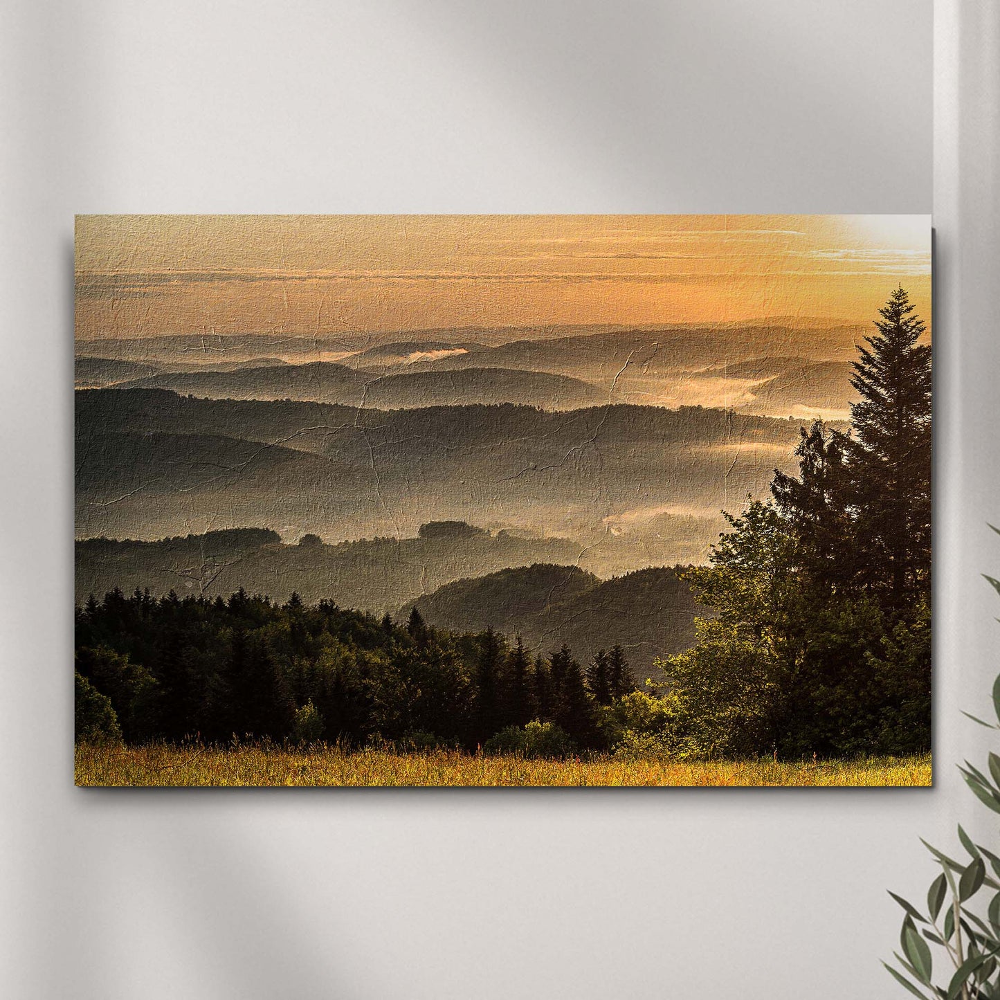 Autumn In The Woods Canvas Wall Art - Image by Tailored Canvases