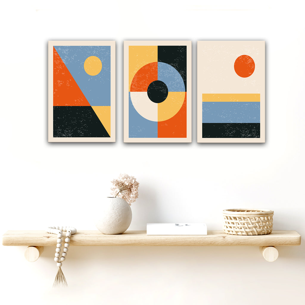 Geometric Abstract Wall Art by Tailored Canvases