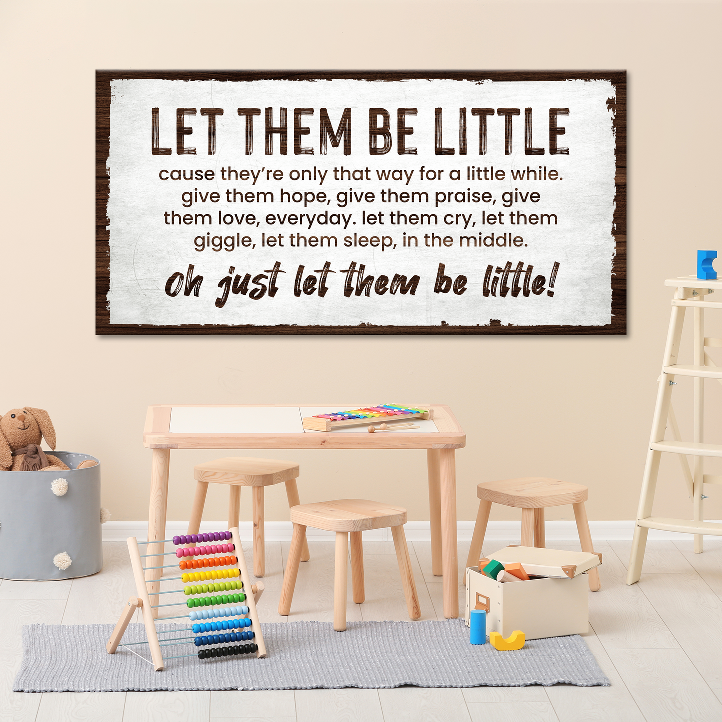 Let them be little Sign - Image by Tailored Canvases