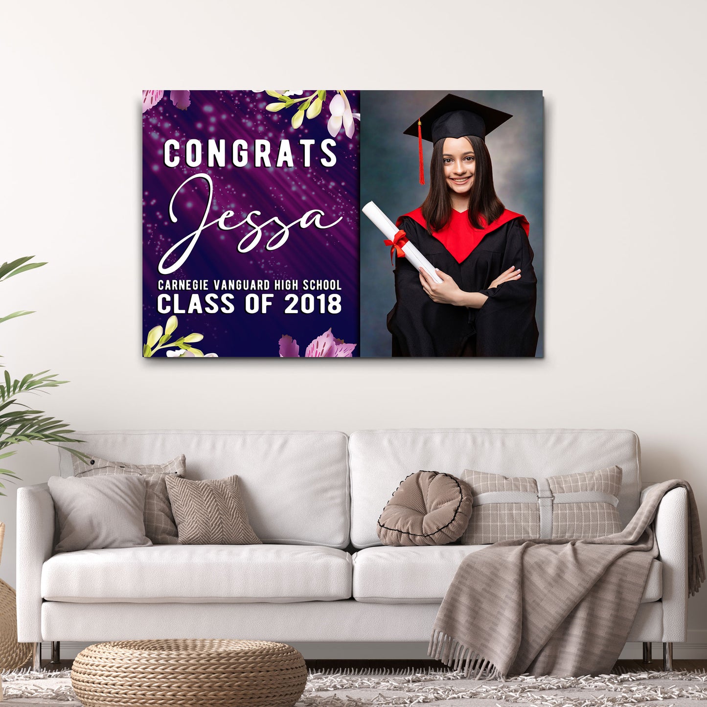 Graduation Gift Sign II - Image by Tailored Canvases