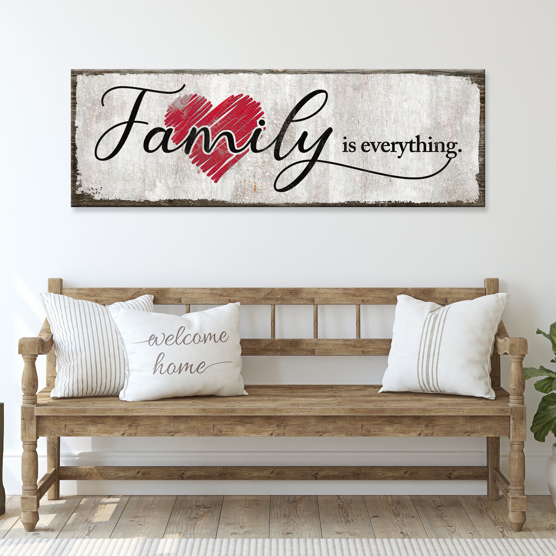 Family Is Everything Sign III  - Image by Tailored Canvases