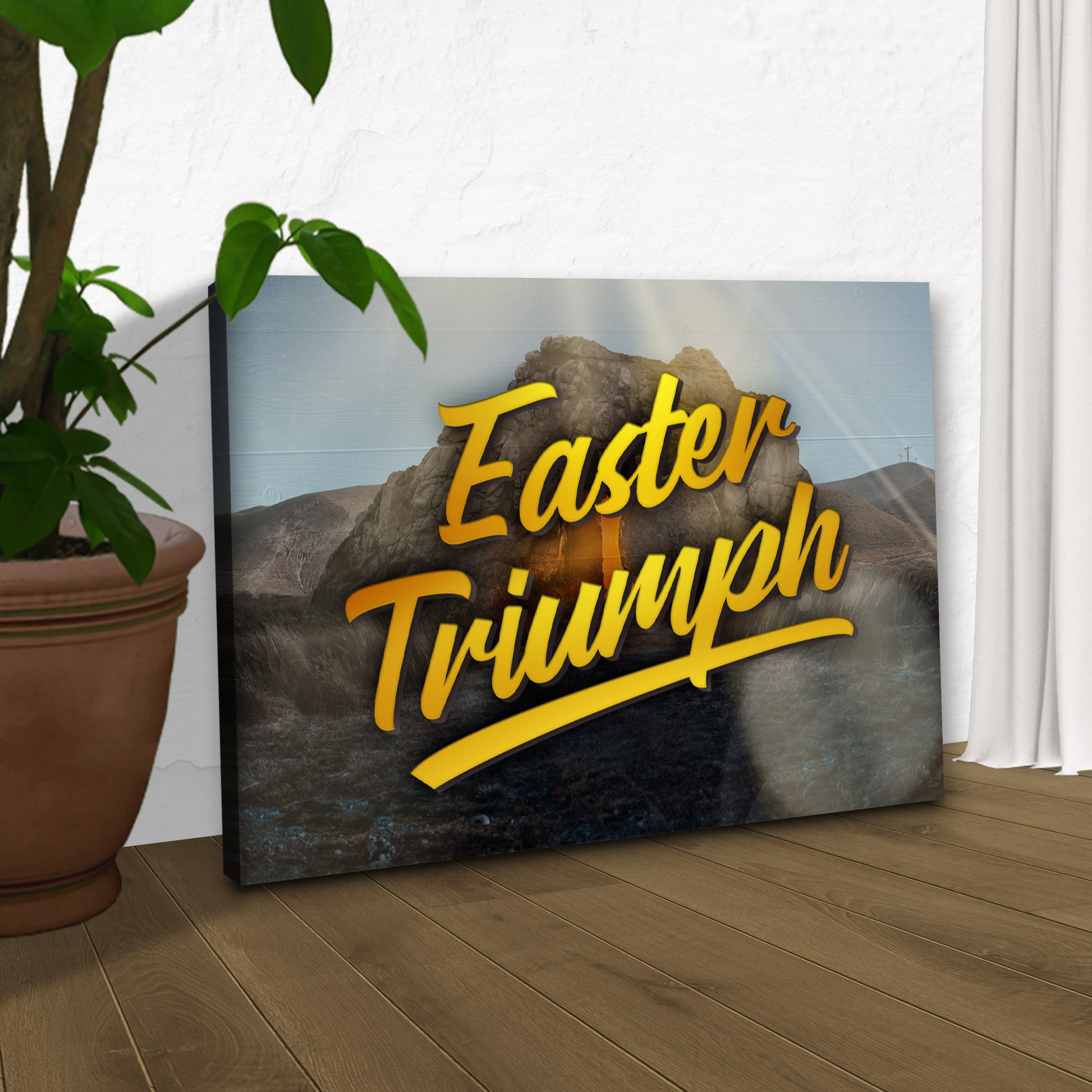 Easter Triumph Sign Style 2 - Image by Tailored Canvases