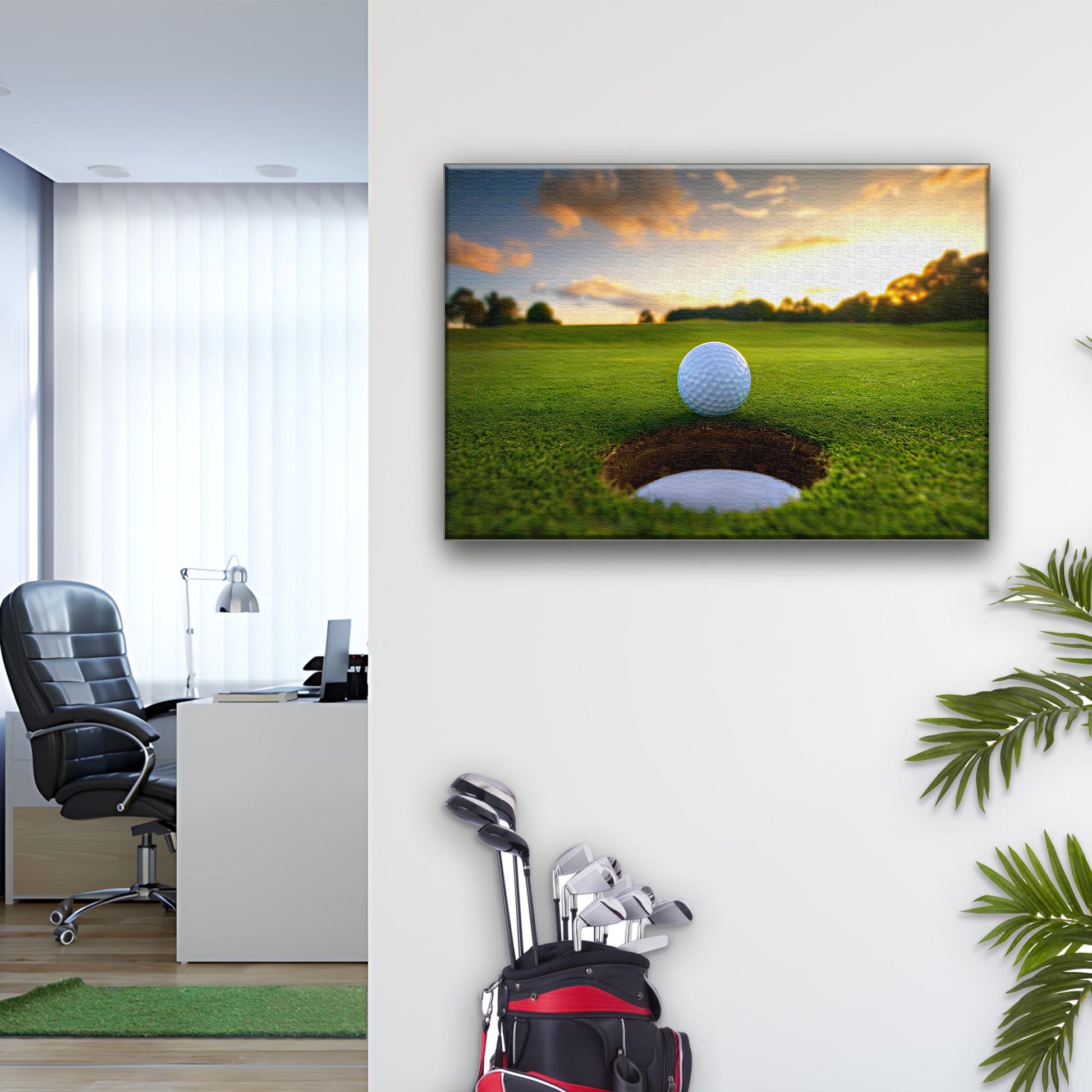 Golf Ball Canvas Wall Art Style 2 - Image by Tailored Canvases