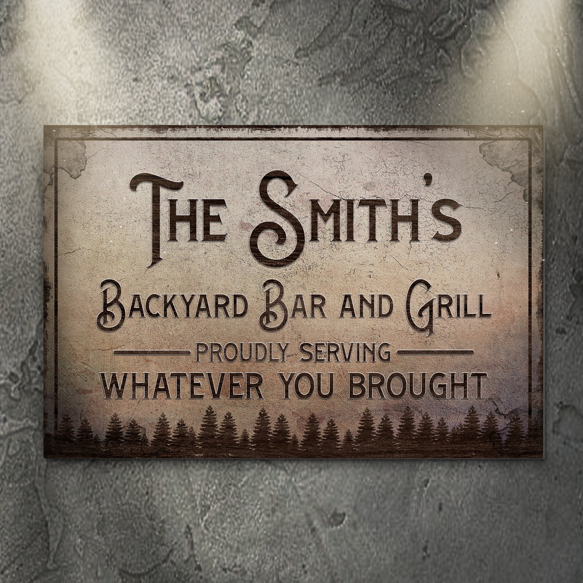 Backyard Bar And Grill Sign IV - Image by Tailored Canvases