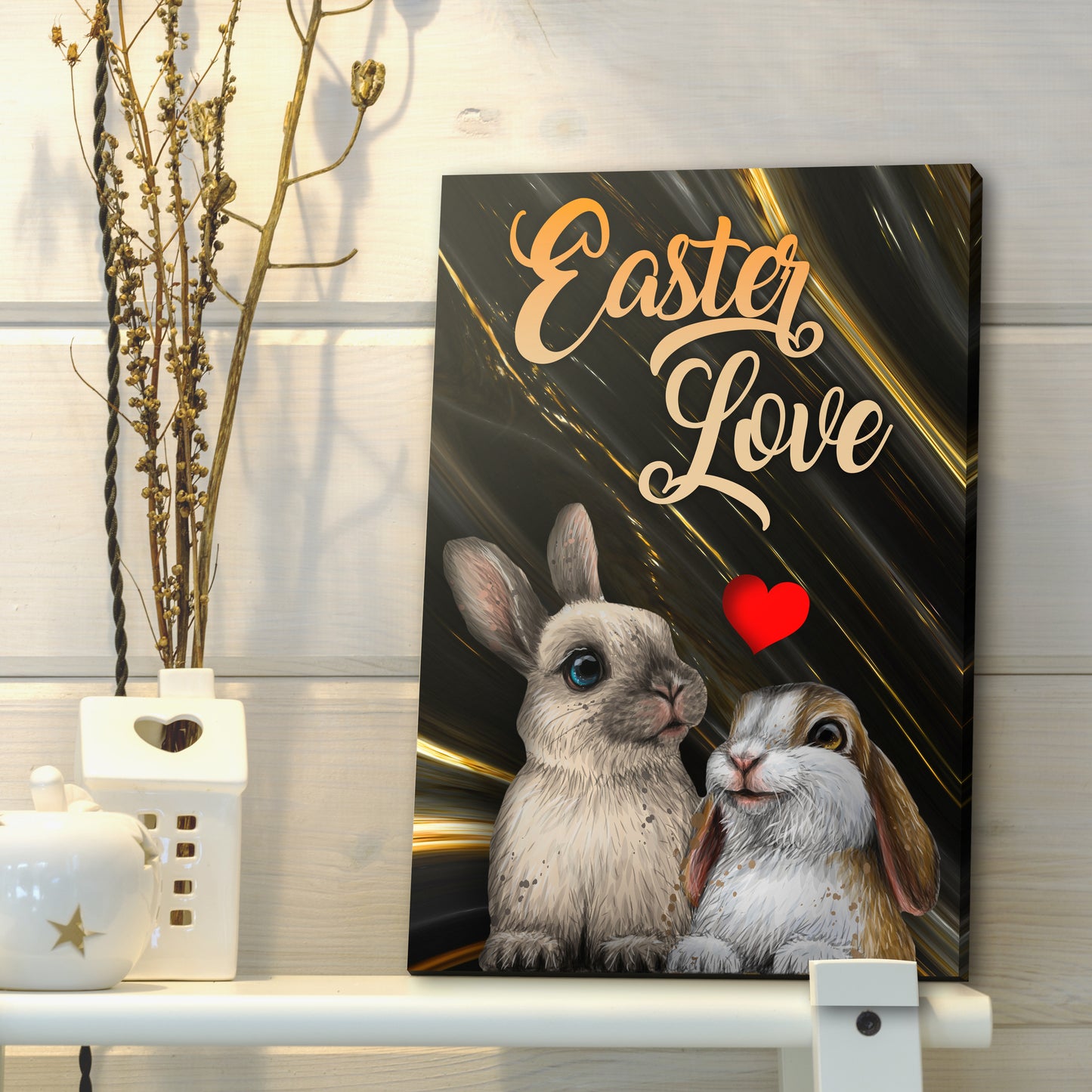 Easter Love Sign  Style 1 - Image by Tailored Canvases