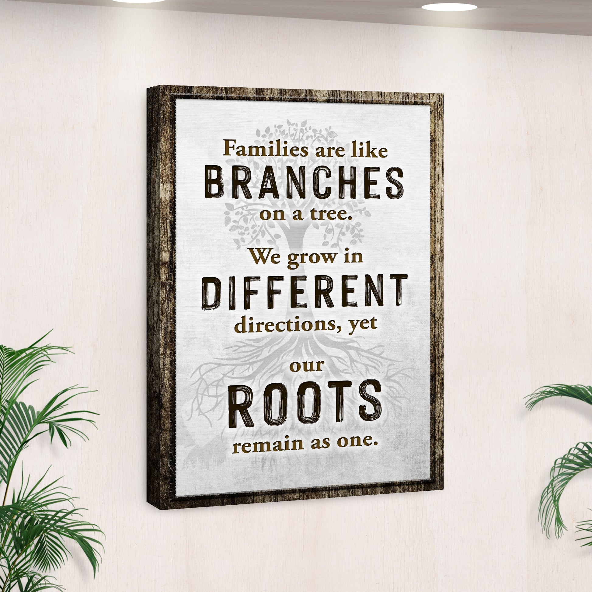 Family Is Like Branches On A Tree Sign II - Image by Tailored Canvases